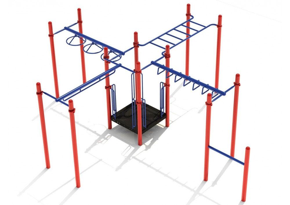 Playground Equipment White Plains Fitness Course Playground SKU PKP164