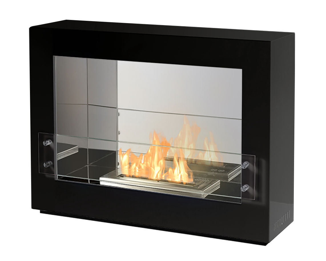 The Bio Flame Rogue 2.0 Freestanding 36" Fireplace SKU Roque 2.0 SS-White