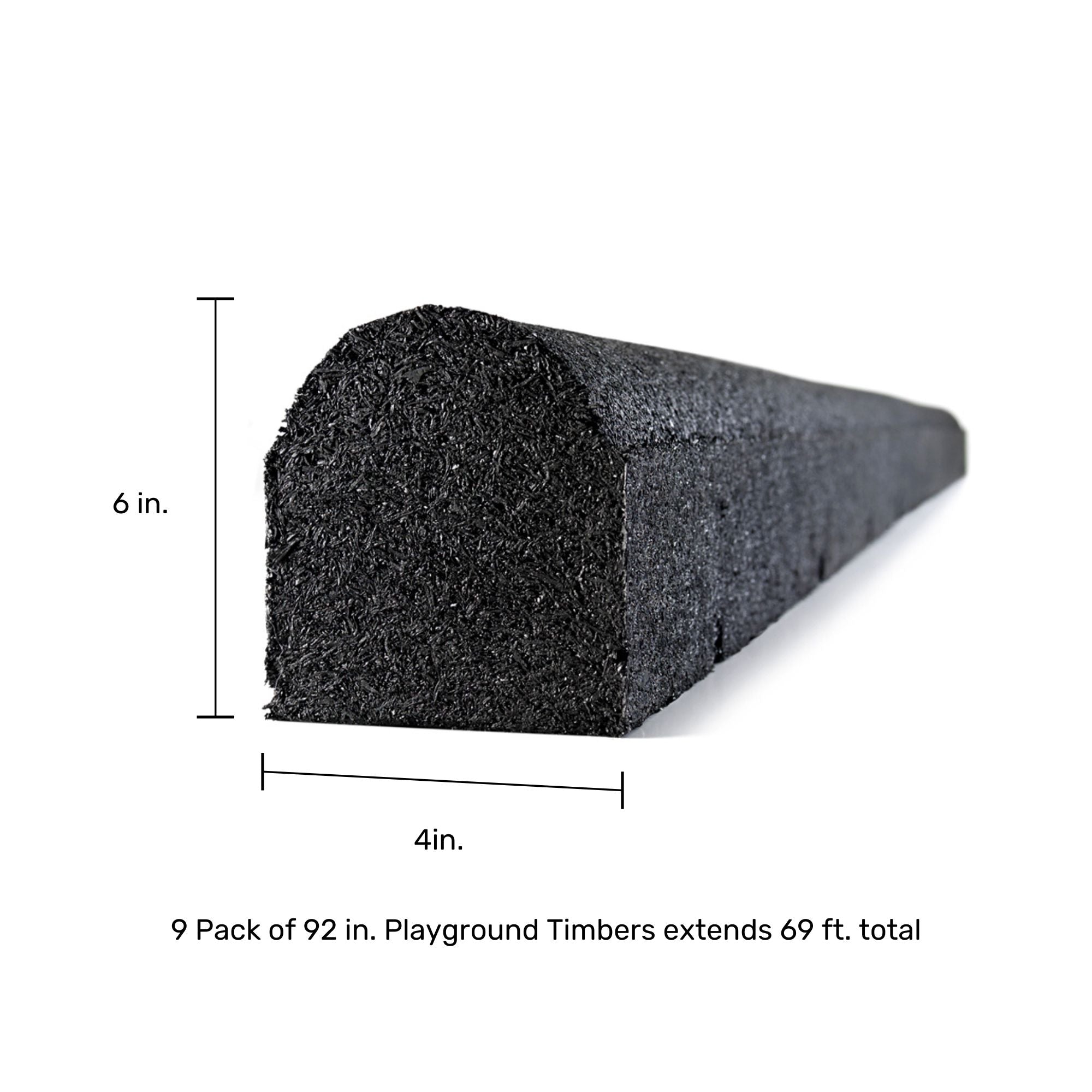 Ground Smart Rubber Playground Timber SKU GSTimber
