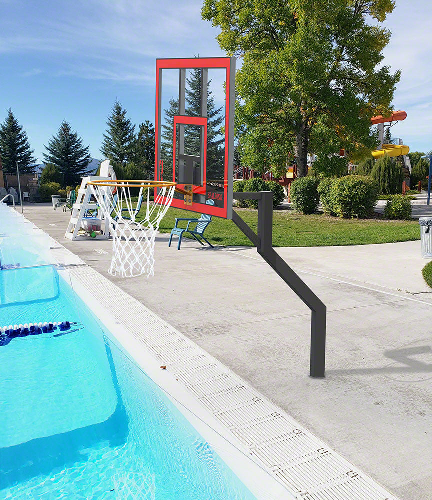 Spectrum Aquatics Jamma Jr. Extended Reach Pool Basketball Game 304L Powder Coated SKU 2010523