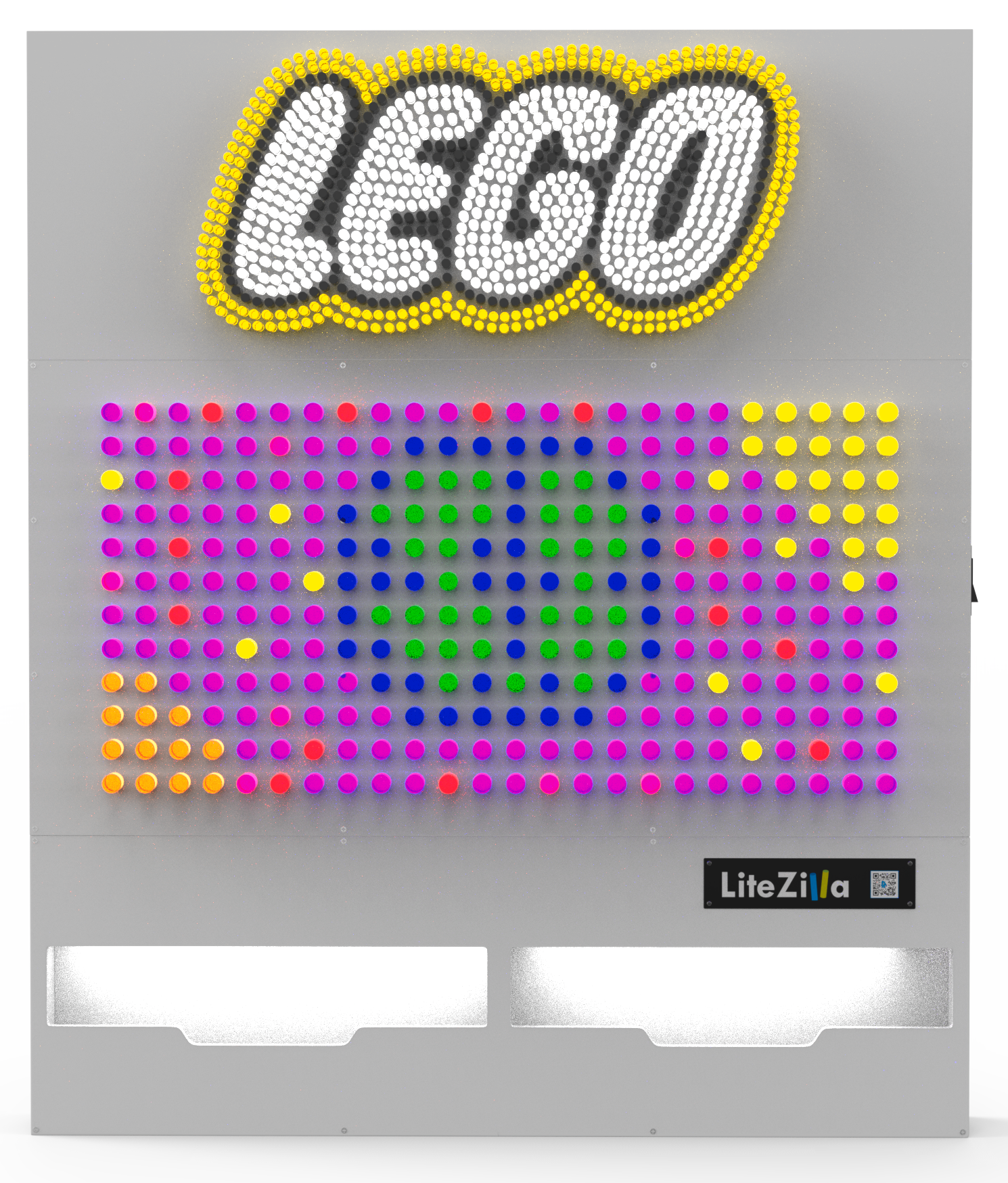 LiteZilla Giant Lite Brite White SKU LZ-WHT