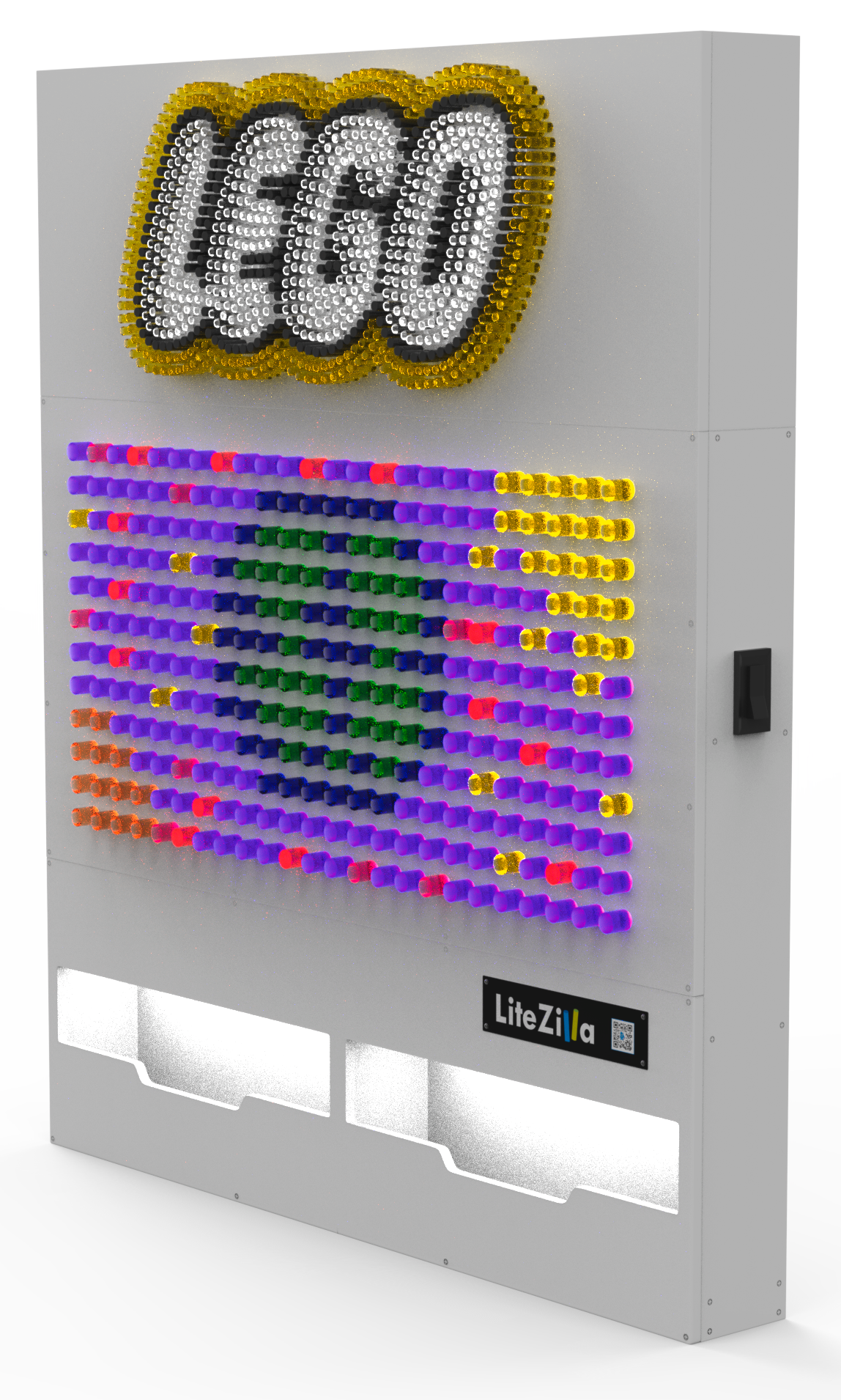 LiteZilla Giant Lite Brite White SKU LZ-WHT
