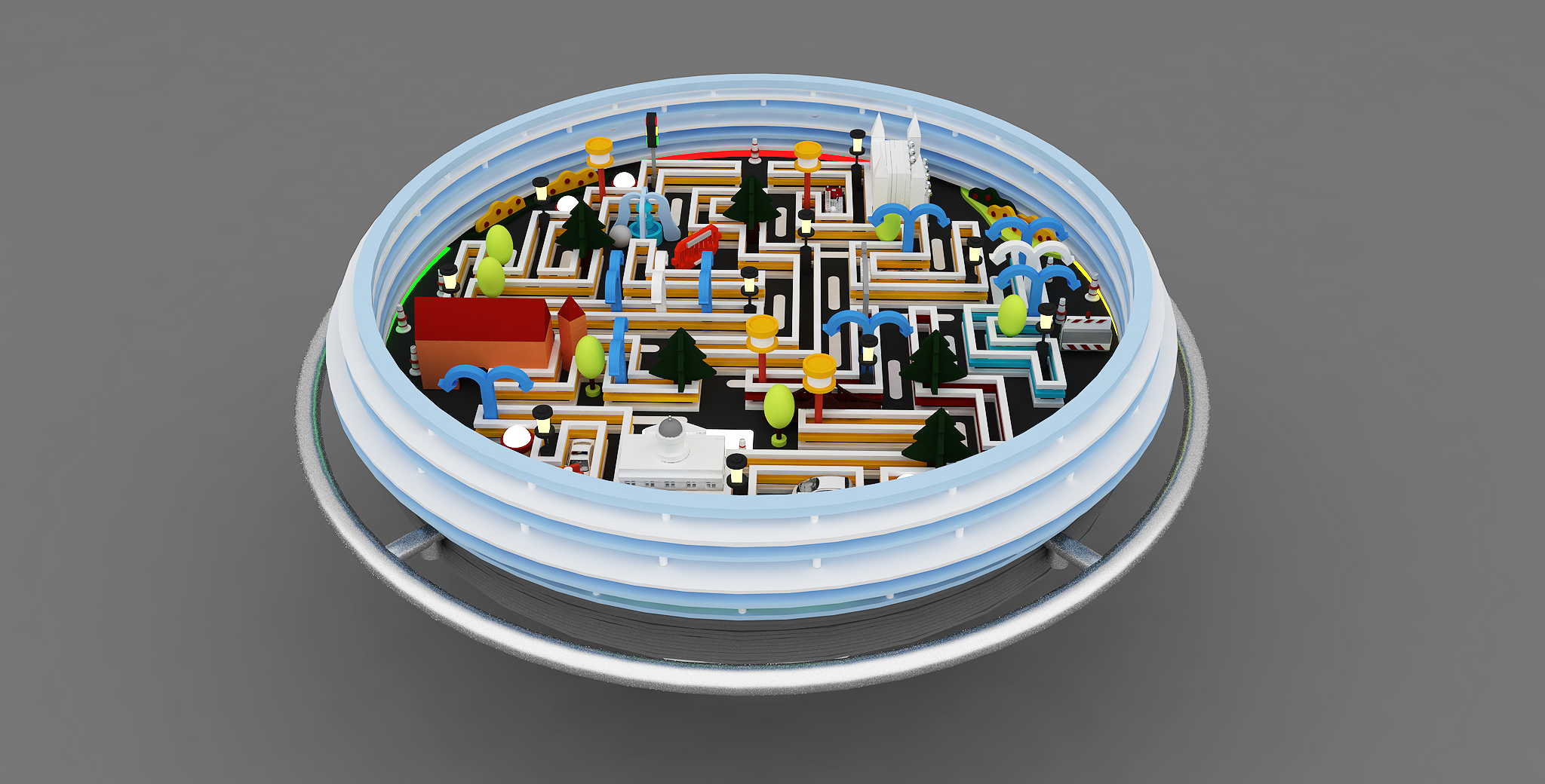 LiteZilla Twistopia Tabletop Labyrinth SKU LZ-TWISOTPIA