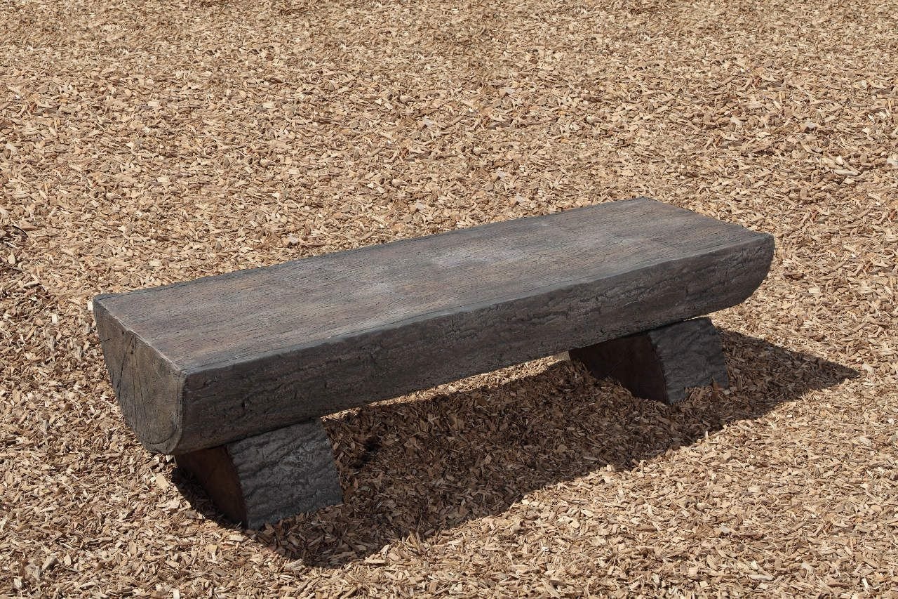UltraPlay Nature Themed 6 Foot Log Bench SKU 6LB
