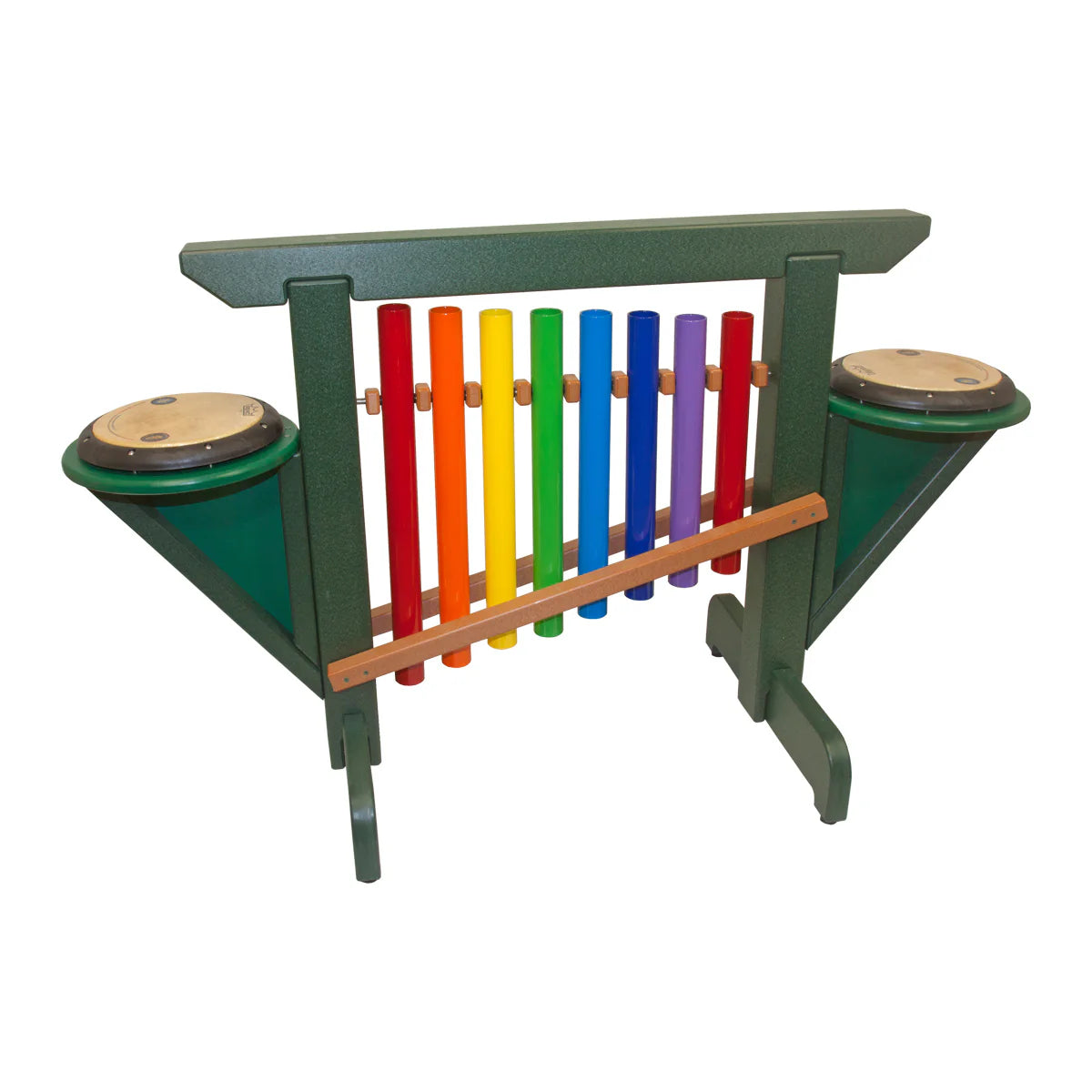 PlayMore Design 8 Note Rainbow Chime w/ Drums SKU 50181-FMD