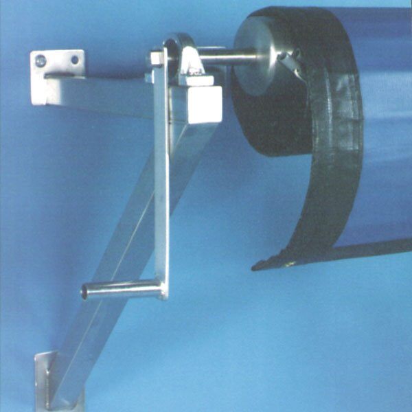 Spectrum Aquatics Blackfoot III Wall Mount Semi-Automatic Thermal Pool Cover Storage Reel System SKU 2310132