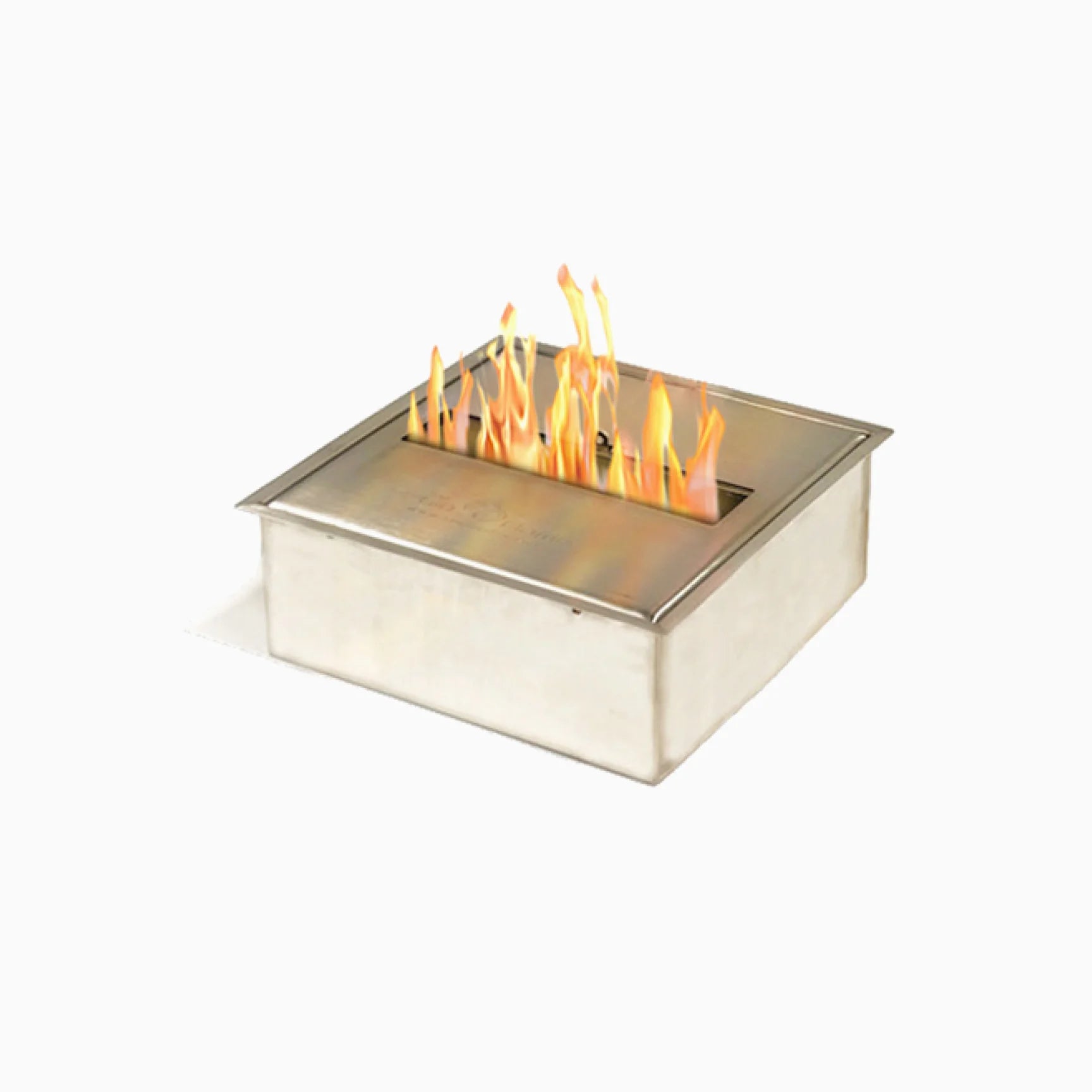 The Bio Flame 5L Burner Bio Ethanol Fireplace SKU EB-5L-Silver