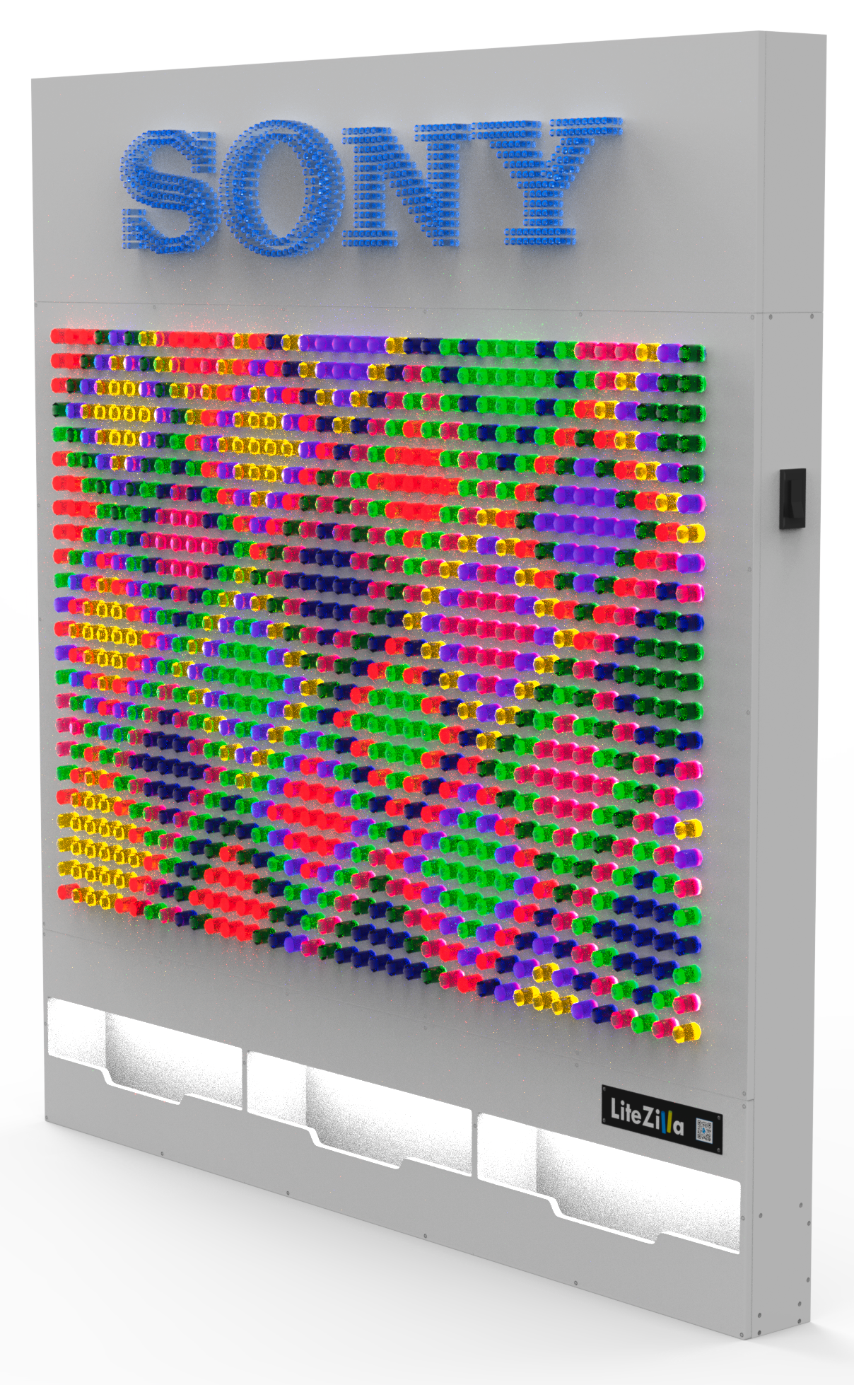LiteZilla Giant Lite Brite White SKU LZ-WHT