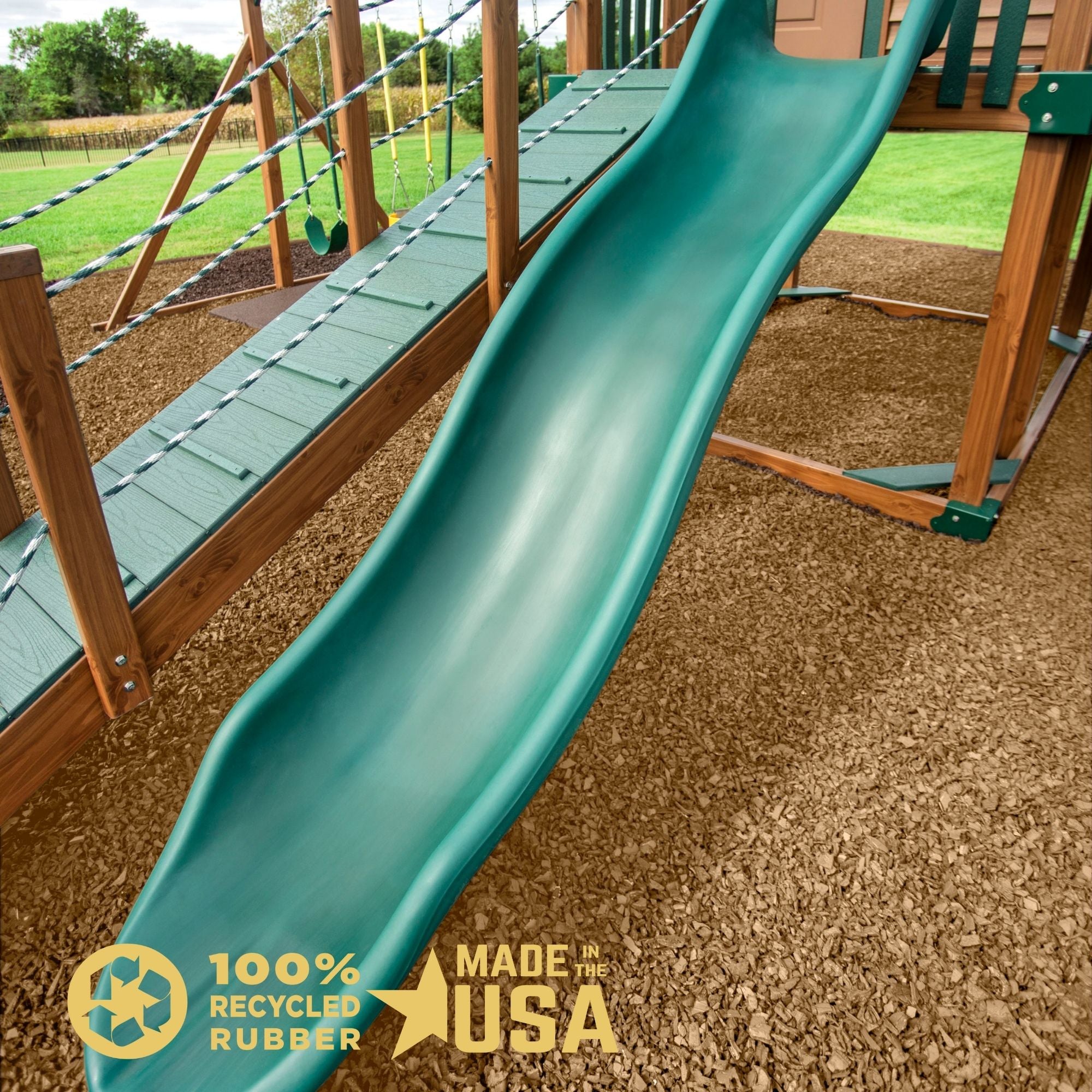 GroundSmart Premium Nugget Rubber Mulch SKU GSRMNuggets