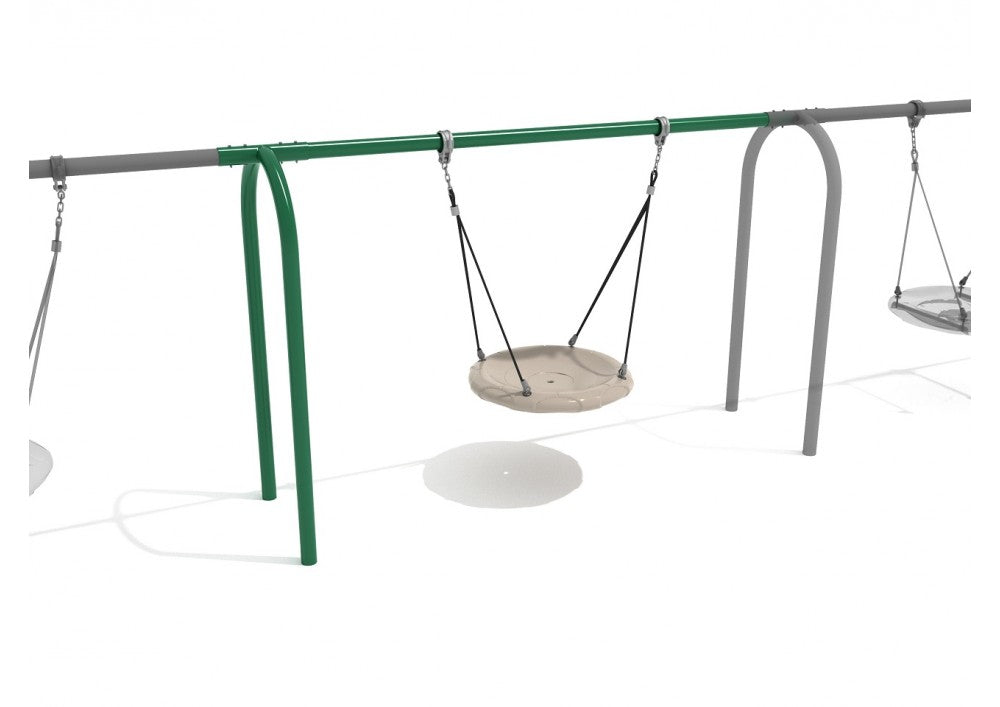 Playground Equipment 7 feet High Elite Arch Post Nest Swing SKU PSWNTAD001