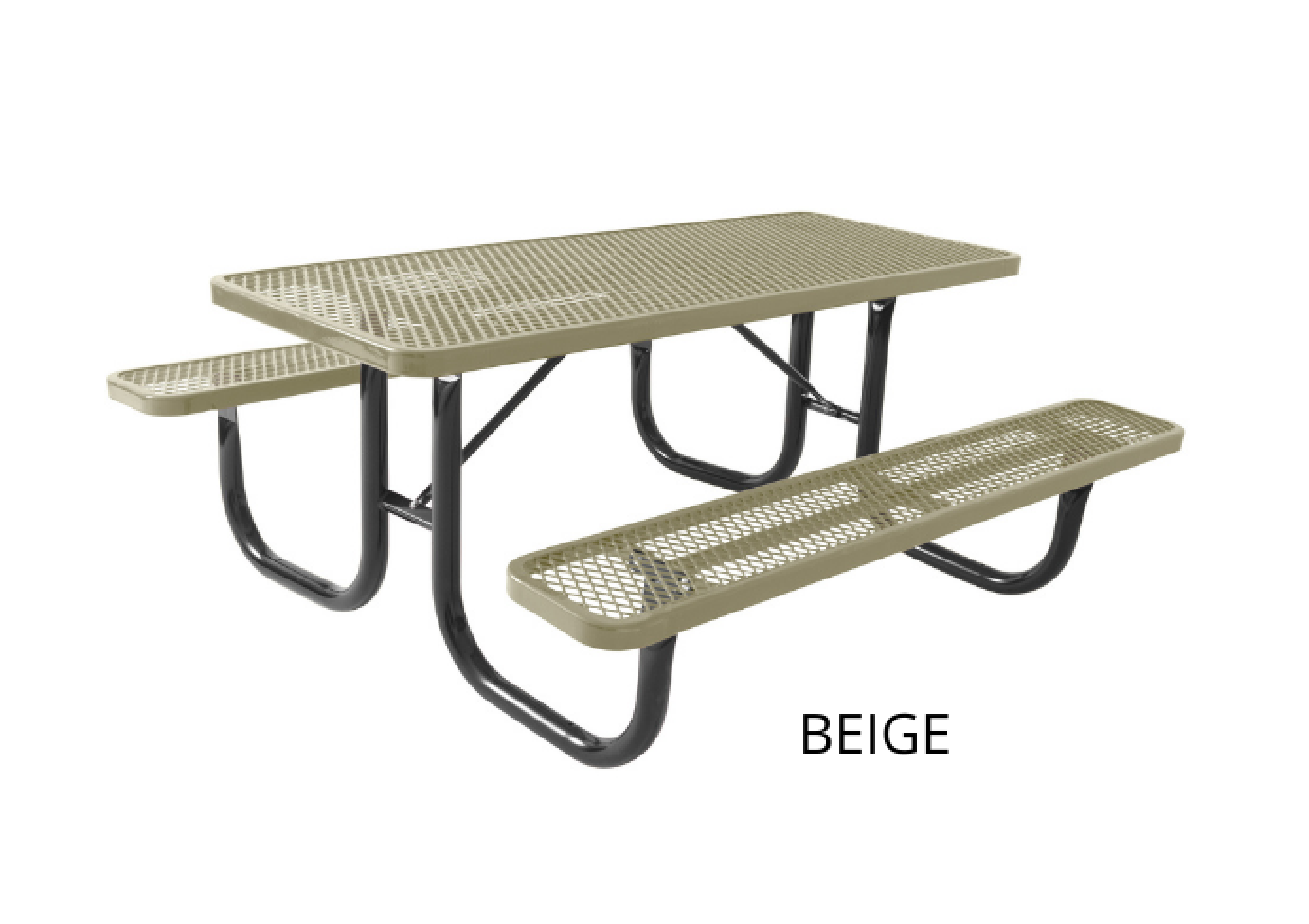 UltraPlay 8 Foot Heavy Duty Picnic Table Walk Through Design SKU 238-P