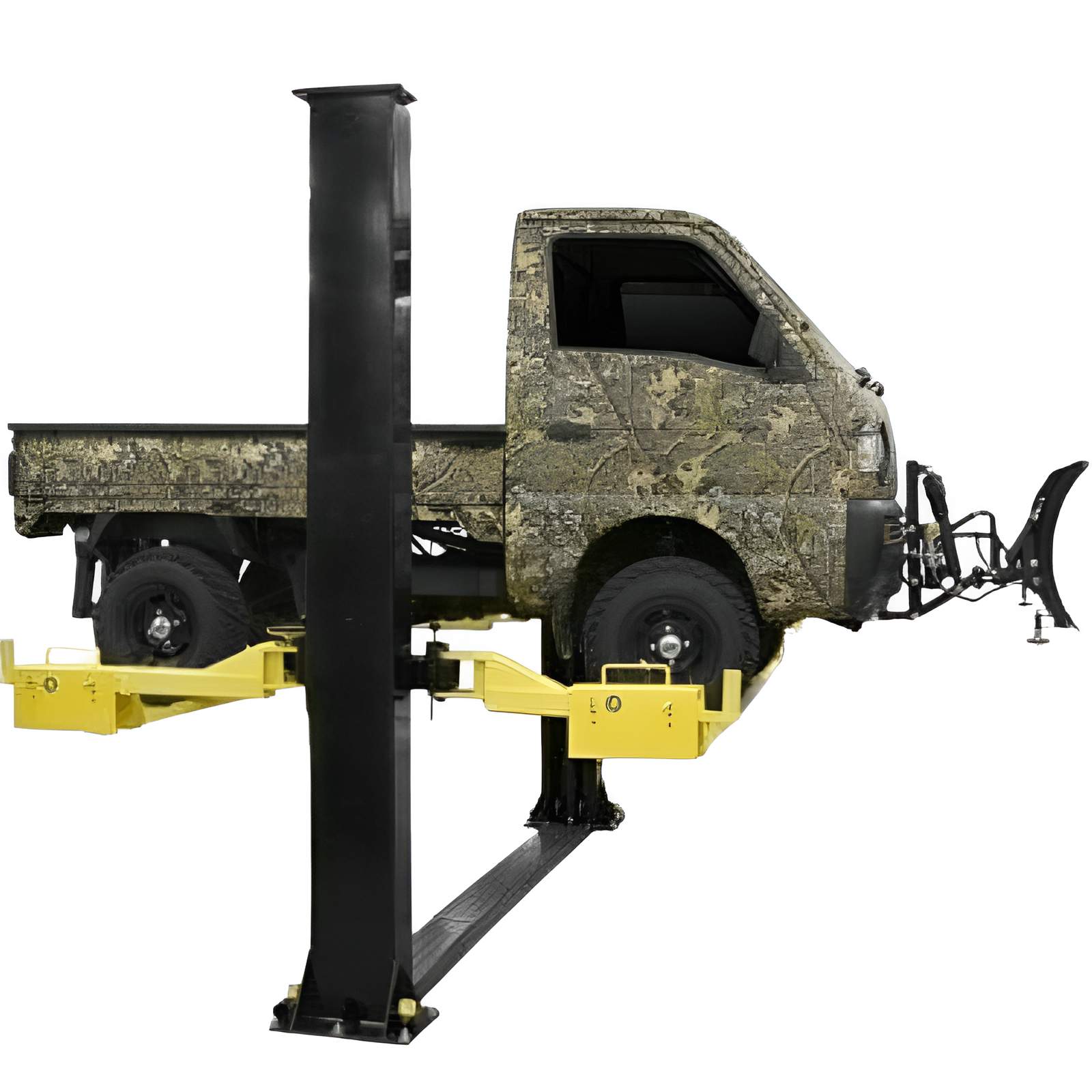 Atlas 9,000lb 2 Post Lift w/ Lawn Mower Adapter SKU ATEXH-9KBPX-COMBO