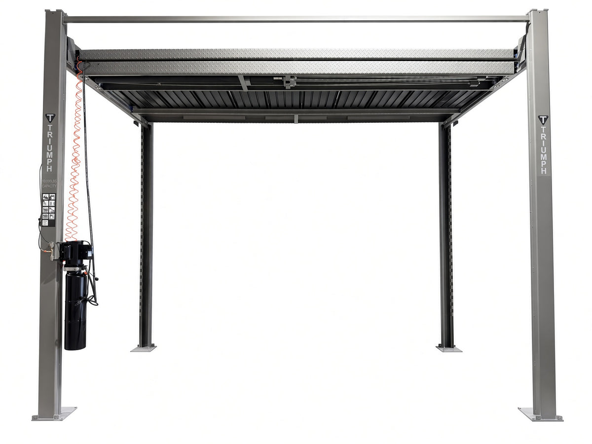 Triumph Triple Stacker 10,000 lb Four Post Storage Lift SKU NSS-5x2