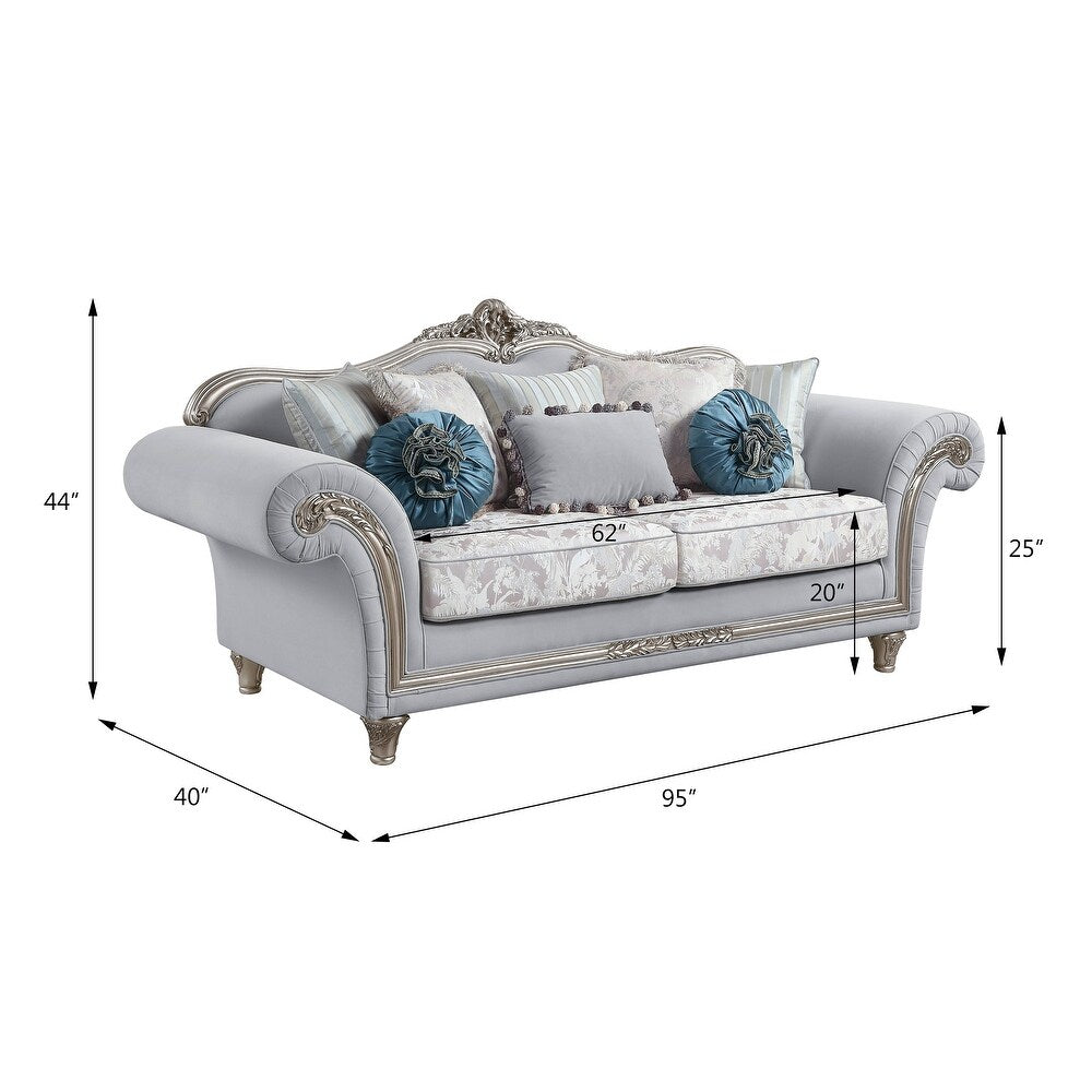 ACME Furniture Pelumi Sofa w/8 Pillows SKU LV01112