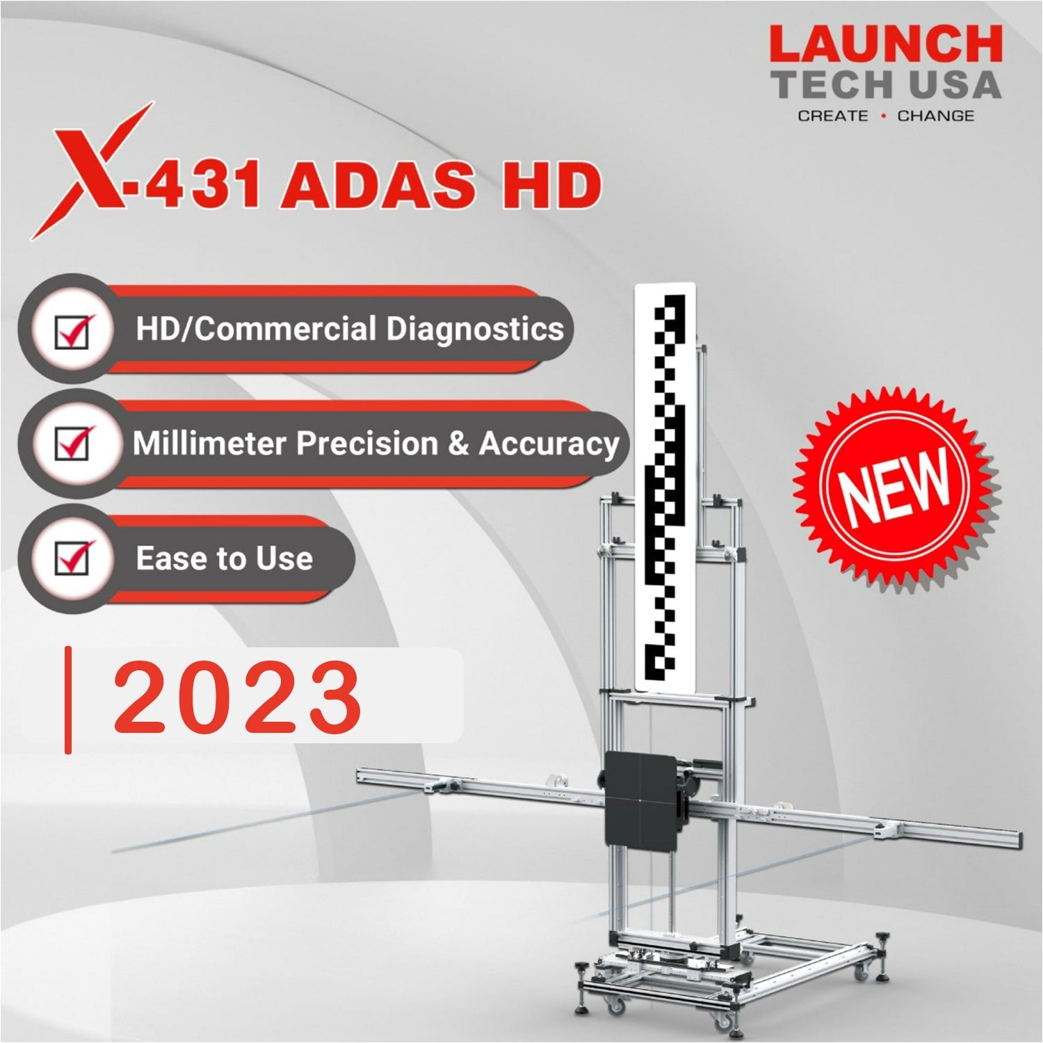 Launch Tech USA X-431 ADAS HD Portable Calibration Tool SKU ADASHD