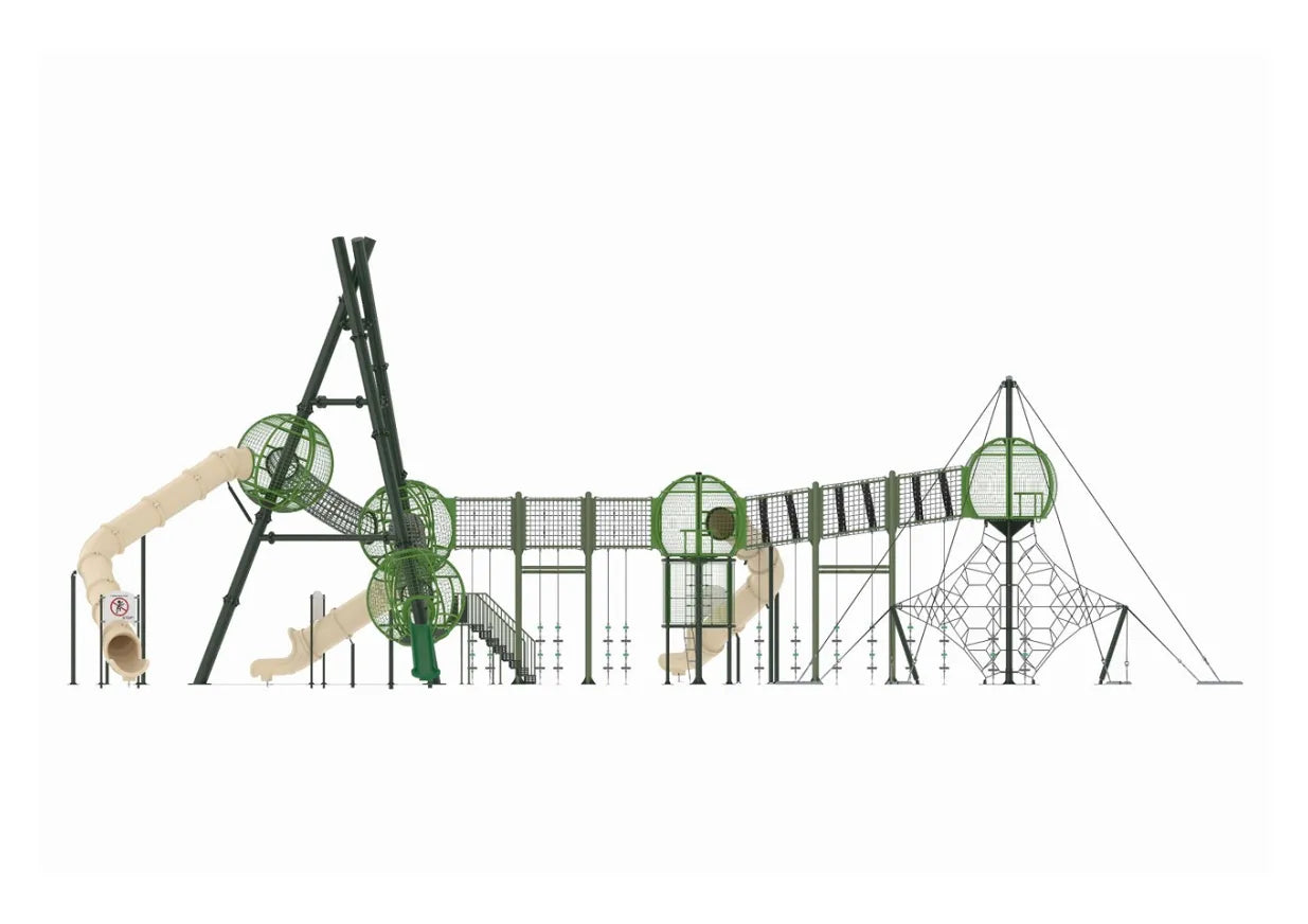 Playground Equipment Sunburst Shuttle Playground SKU PSG009