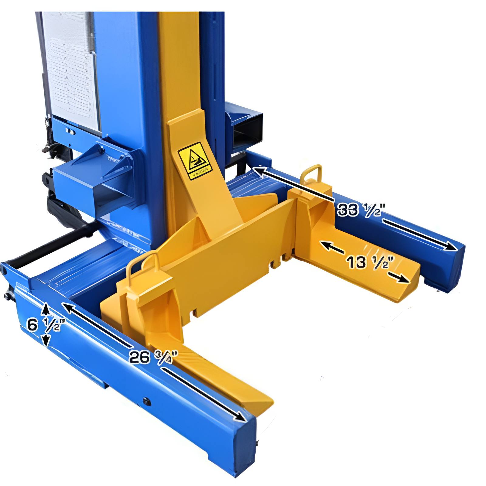 Atlas 16,500lb Mobile Column Lift System, 6 Units, 24v Battery w/ Cable Communication, ALI Certified SKU ATEML-6045BC