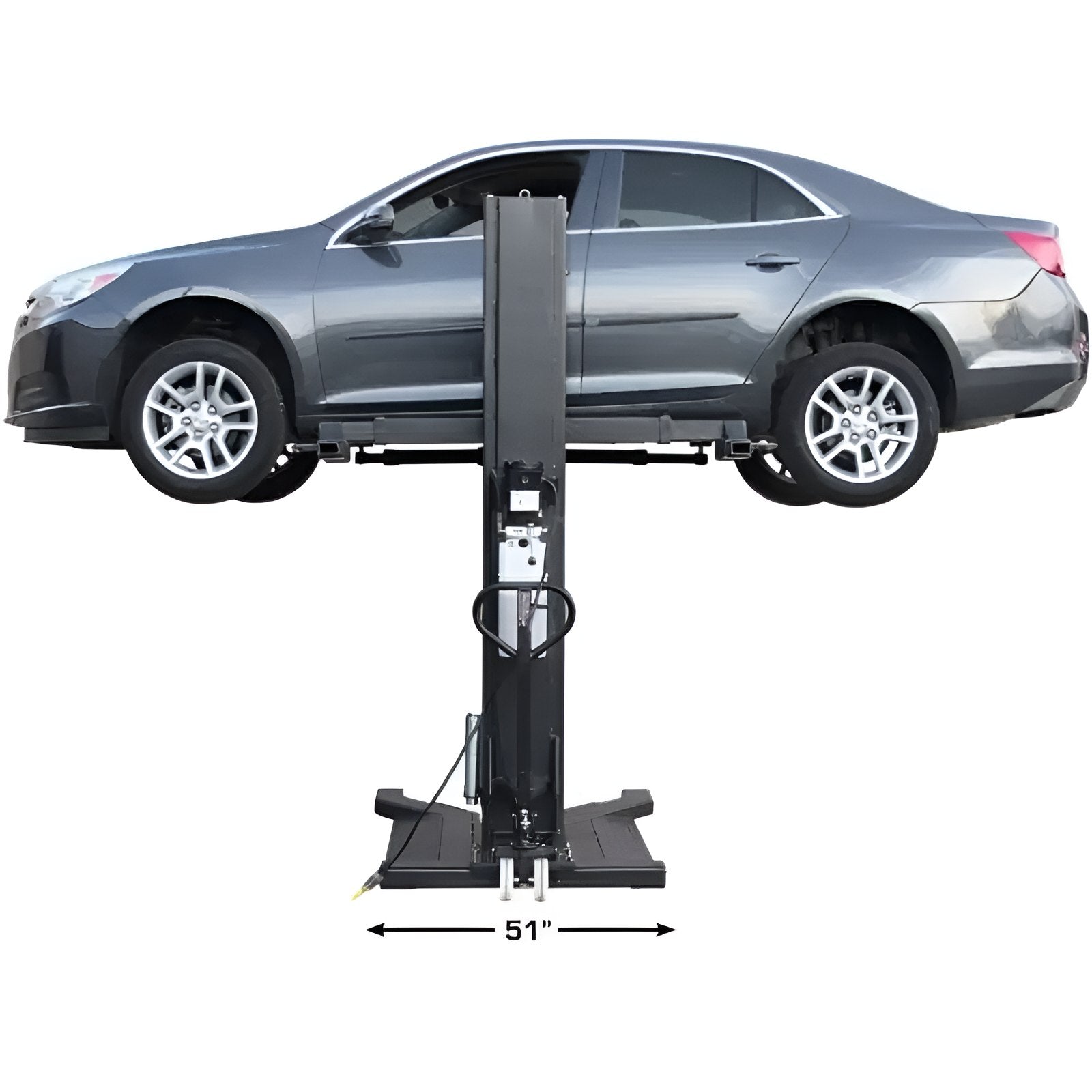 Atlas 6,000 lbs Portable Single Post Lift SKU ATEXH-PSP-6000