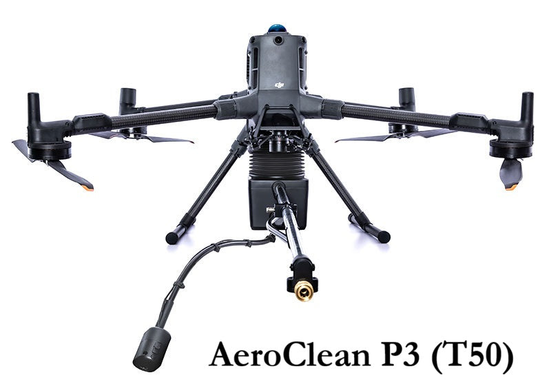 AeroClean P3, T50 Tethered Spray Cleaning System For DJI M400, Industrial Payload SKU AearoClean-P3-50M
