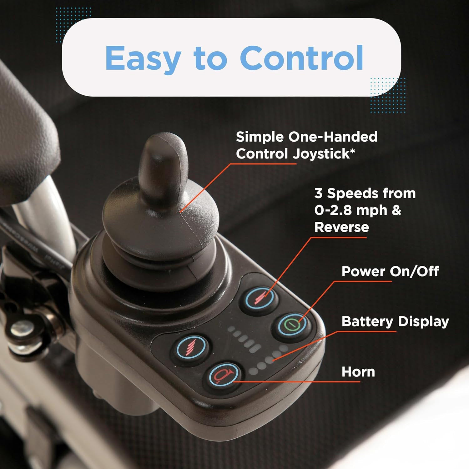 Journey Health & Lifestyle Air Power Wheelchair SKU 8643