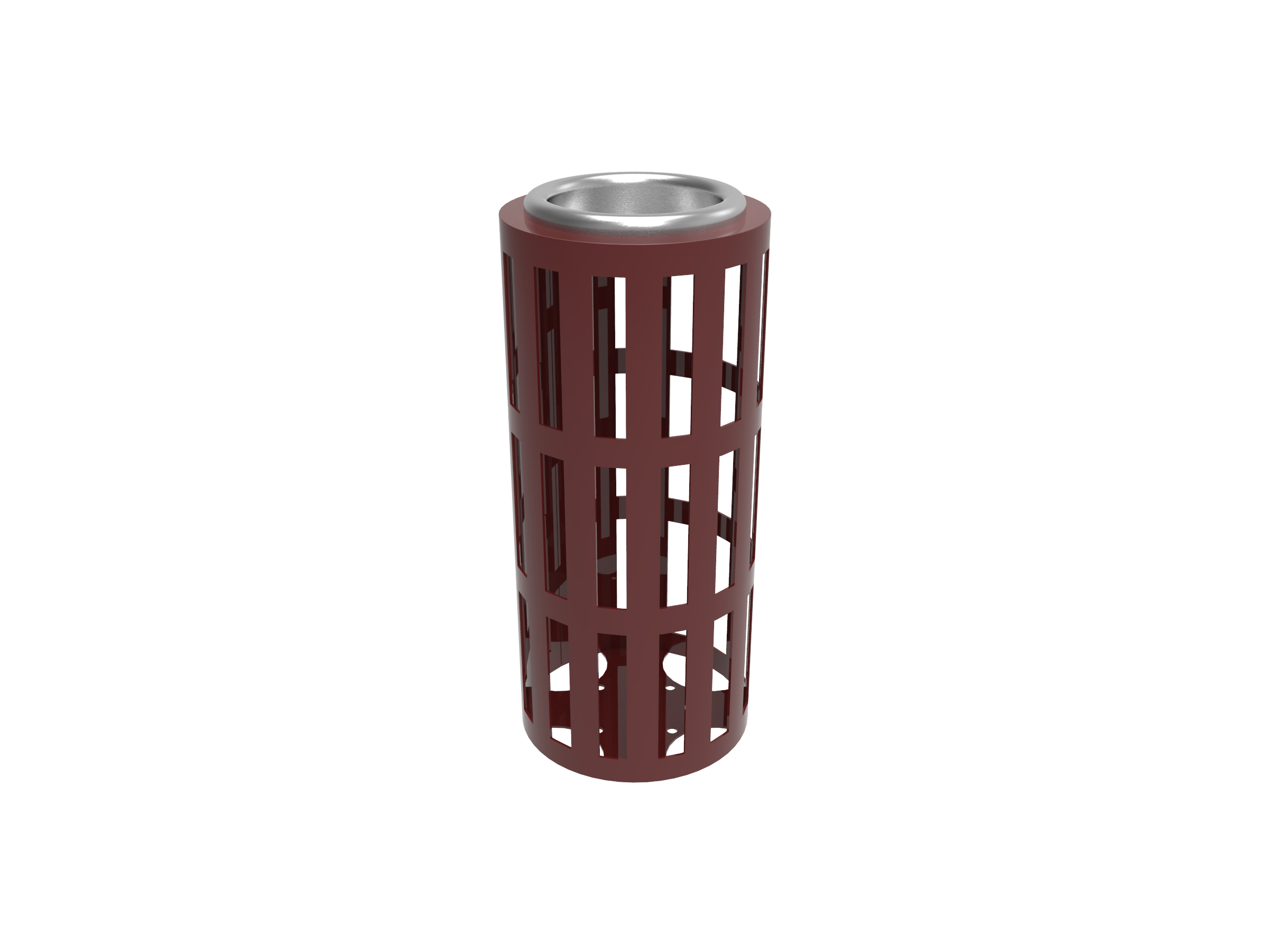 MyTCoat Ash Urn, Slatted Steel Ash Tray SKU URN01
