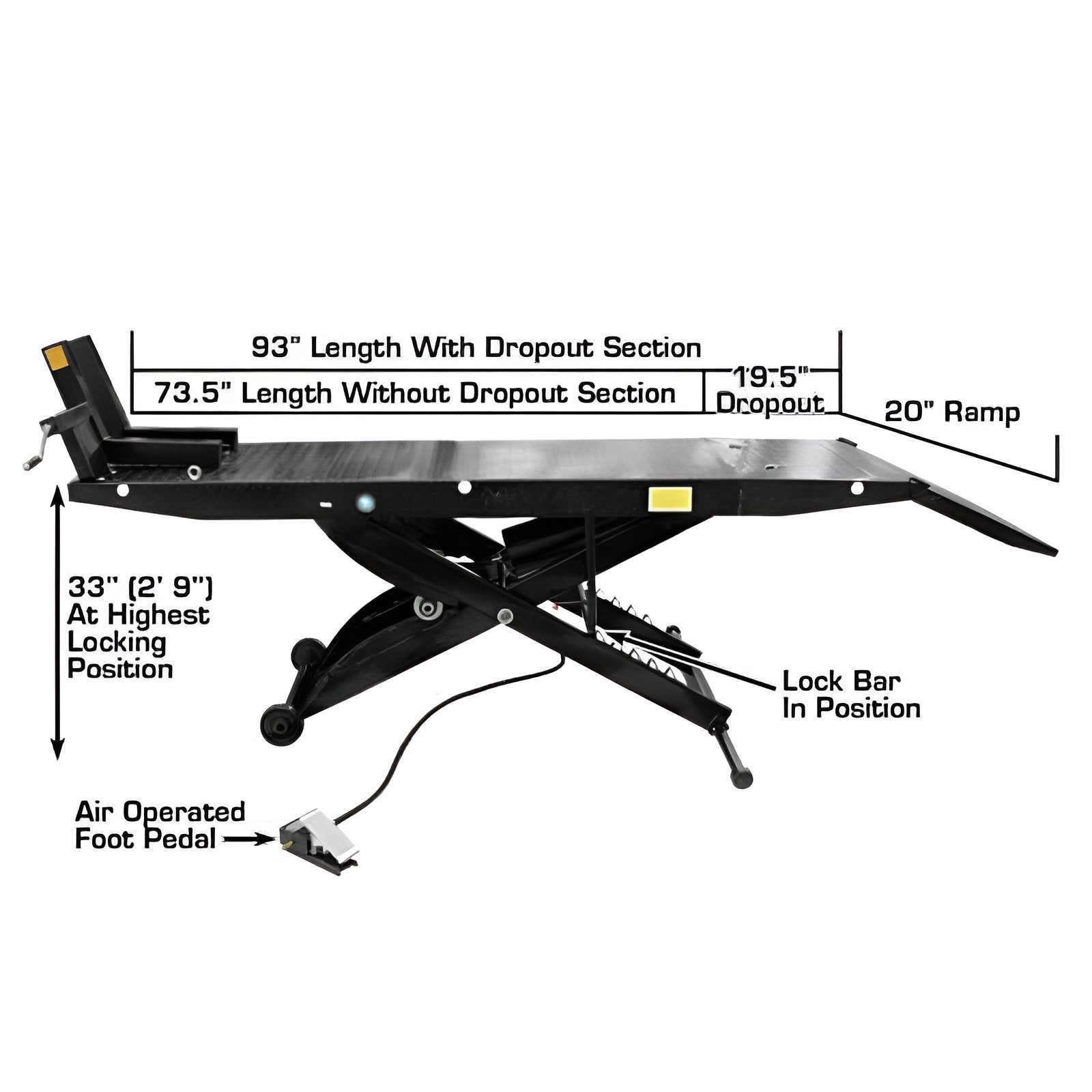 Atlas CycleLift Motorcycle Lift SKU ATEHT-CYCLELIFT