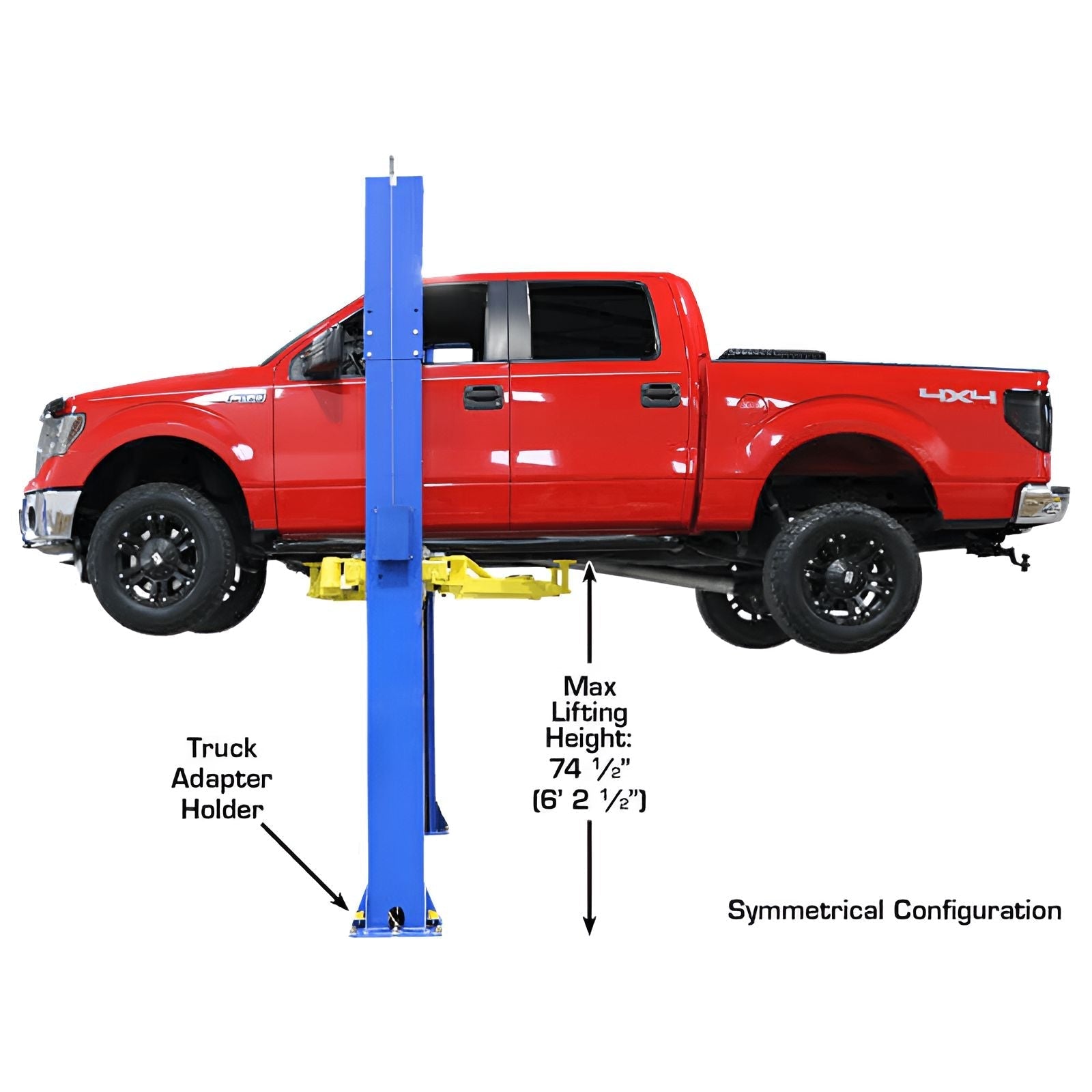 Atlas PRO 9,000 lb Overhead 2-Post Lift SKU ATEXH-PRO-9D
