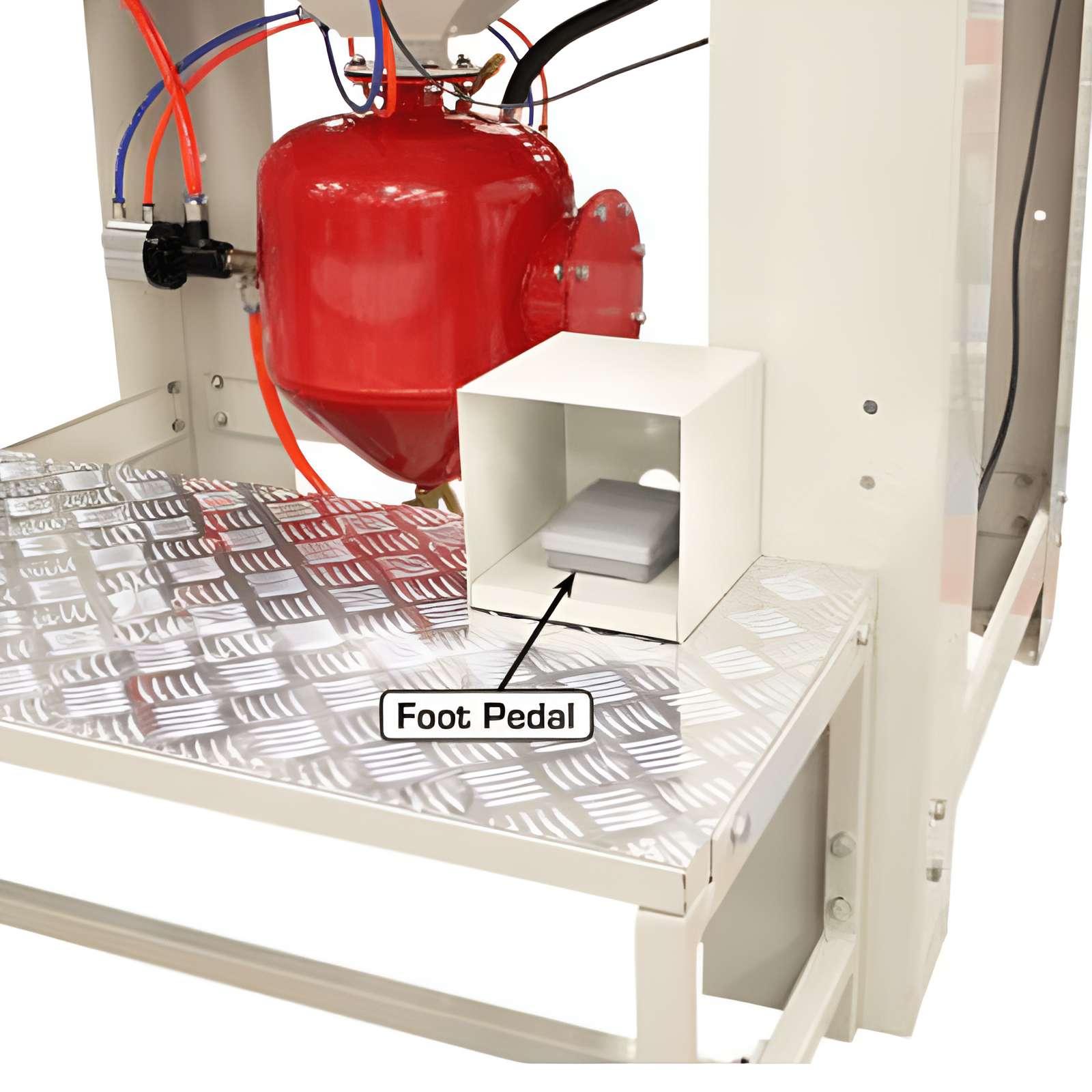 Atlas Pressurized Large Sandblast Cabinet w/ Vacuum SKU ATEHTPSBC990