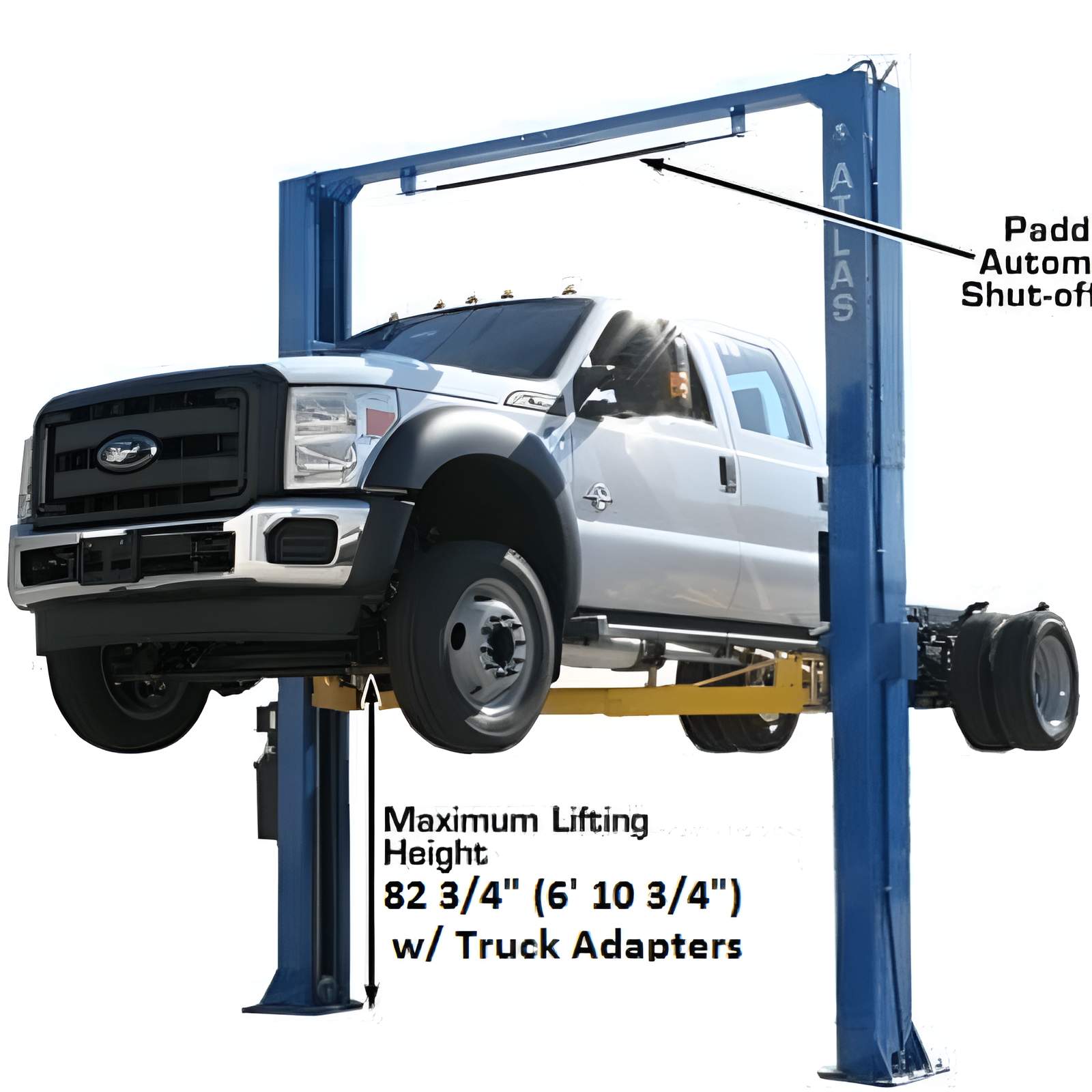 Atlas 15,000 lb Overhead 2 Post Lift SKU ATEXH-PV15PX