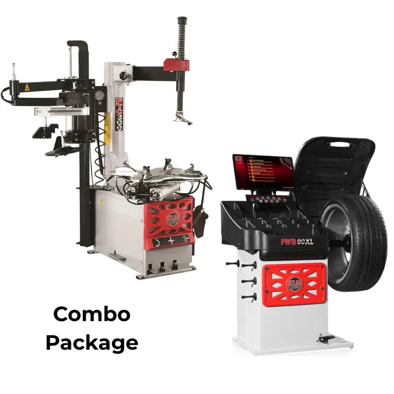 Atlas Platinum PTC300, PWB90XL Tire Changer, Wheel Balancer Combo SKU ATEAP-TCWB-COMBO3