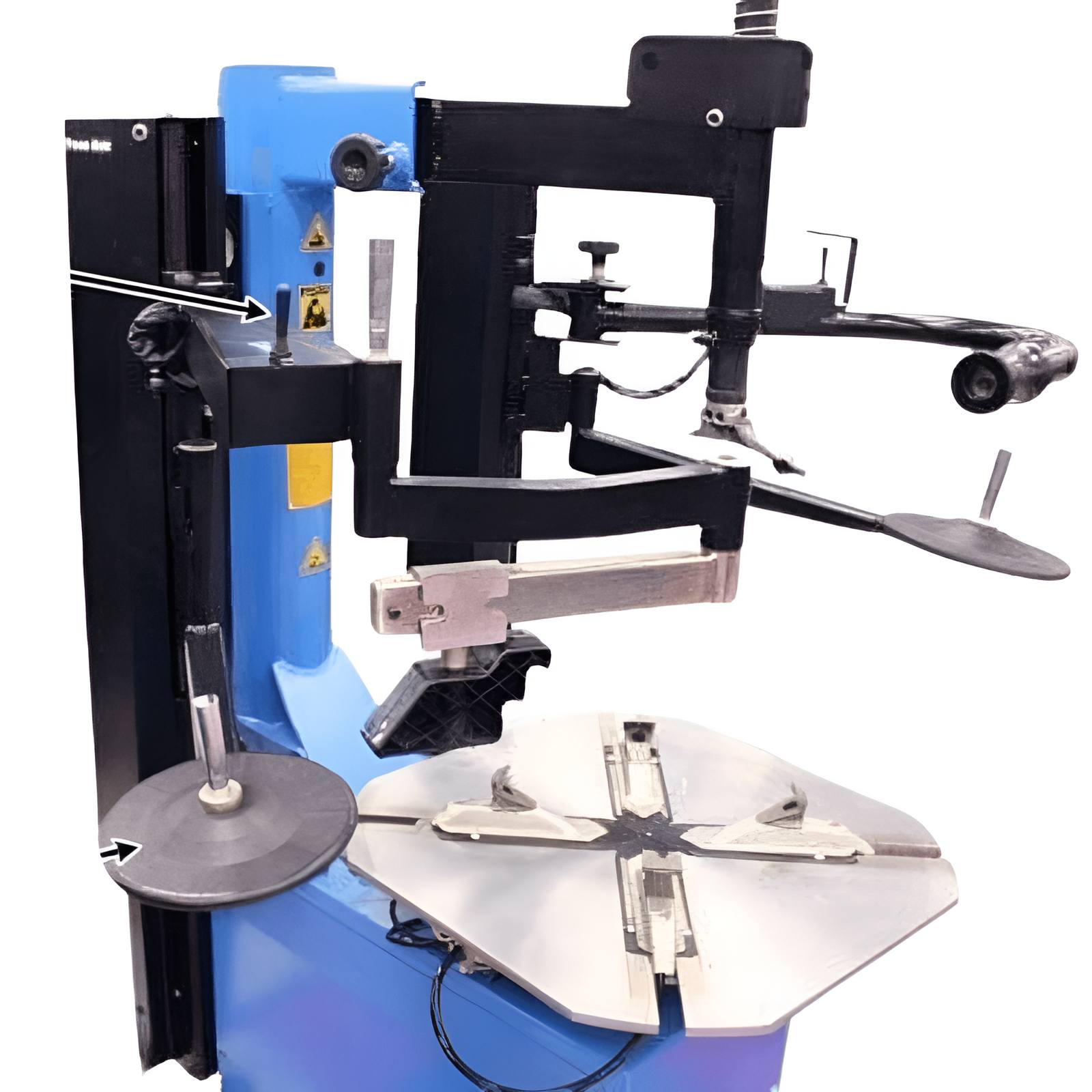 Atlas Extra Large Rim-Clamp Tire Changer w/ Dual Assist Arms SKU ATETC289DAA