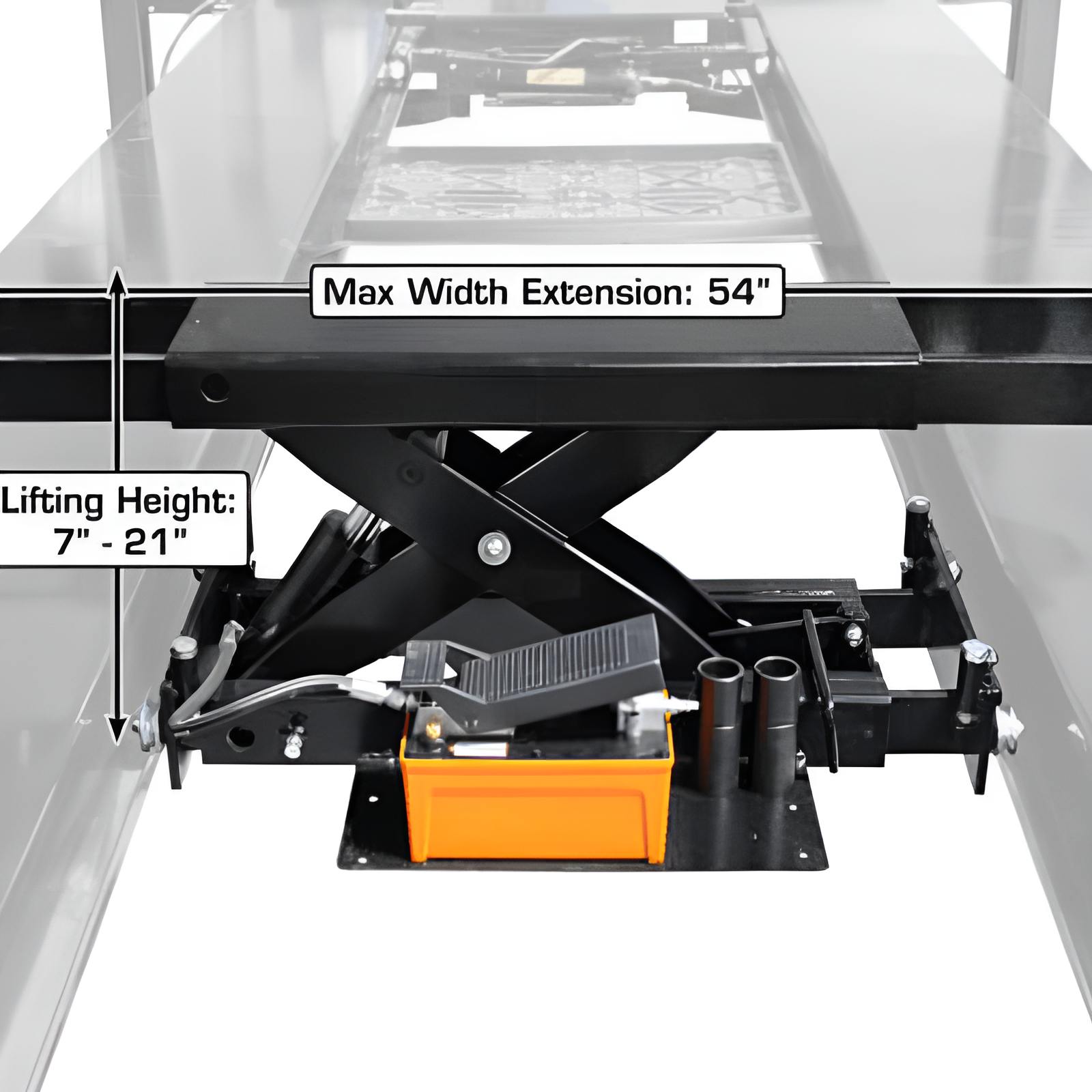 Atlas 6,000 lb Rolling Bridge Jack, Hydraulic SKU ATEATTD-RJ6BK