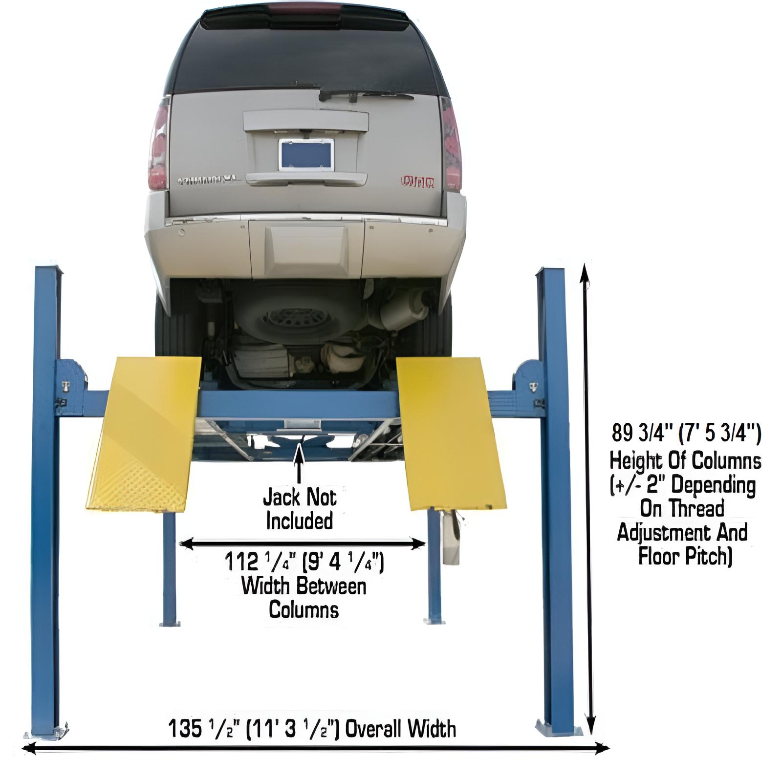 Atlas 412 Lift 12,000 lb, 2 x RJ6 Jacks Combo SKU ATEATTD-412-COMBO