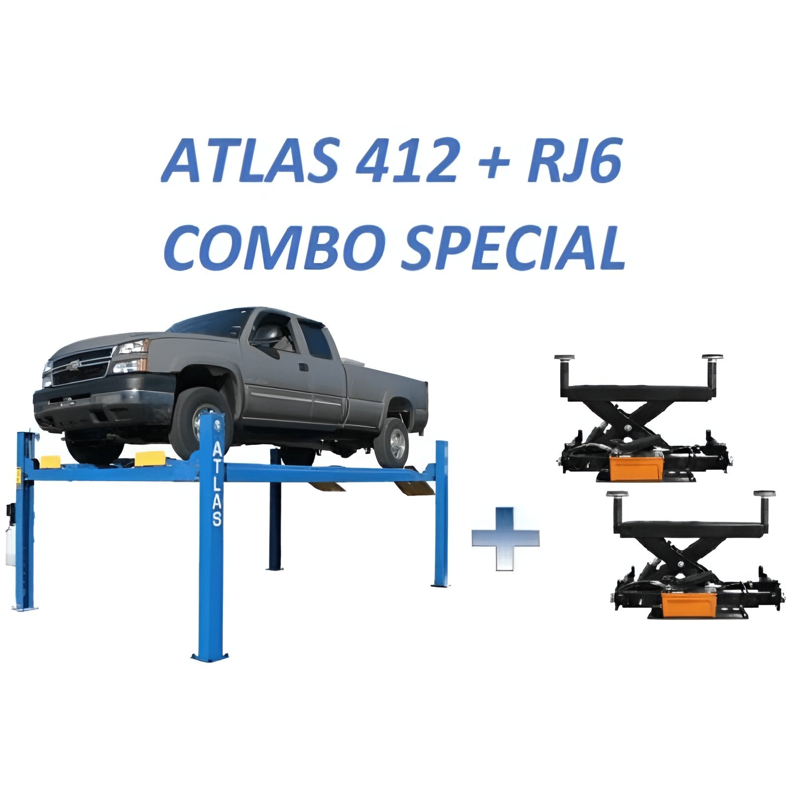 Atlas 412 Lift 12,000 lb, 2 x RJ6 Jacks Combo SKU ATEATTD-412-COMBO