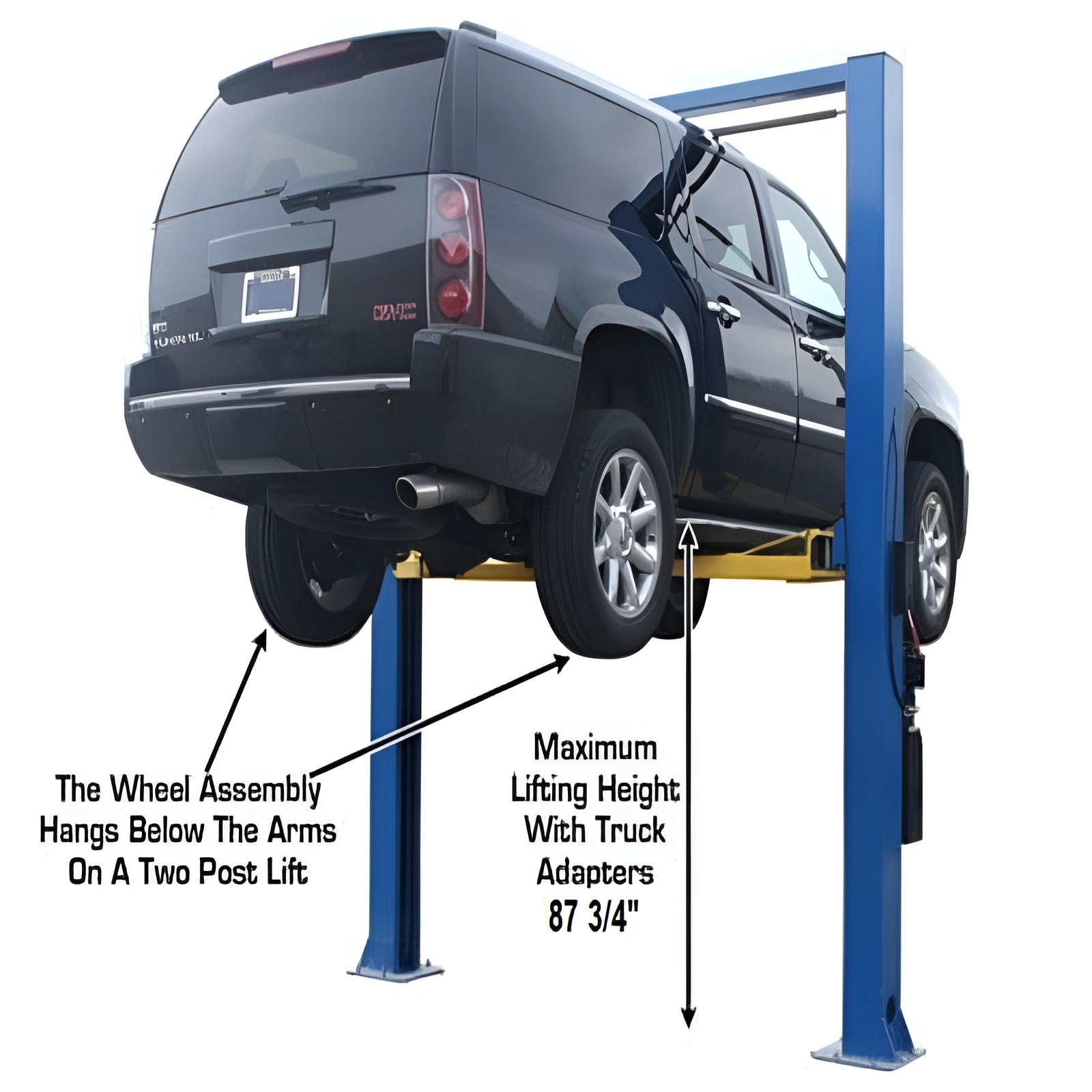 Atlas 9,000 lb 2 Post Lift SKU ATEATTD-9OHSC-SS