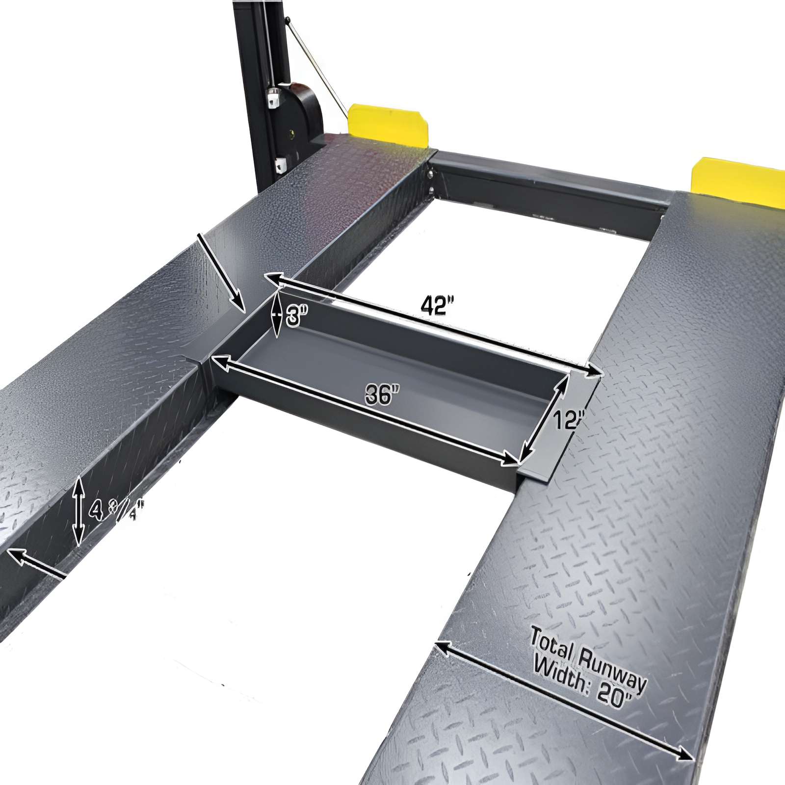 Atlas 408SL 4 Post Lift, 2 x ProJack35 Sliding Jack Combo SKU ATEATTD-408SL-COMBO
