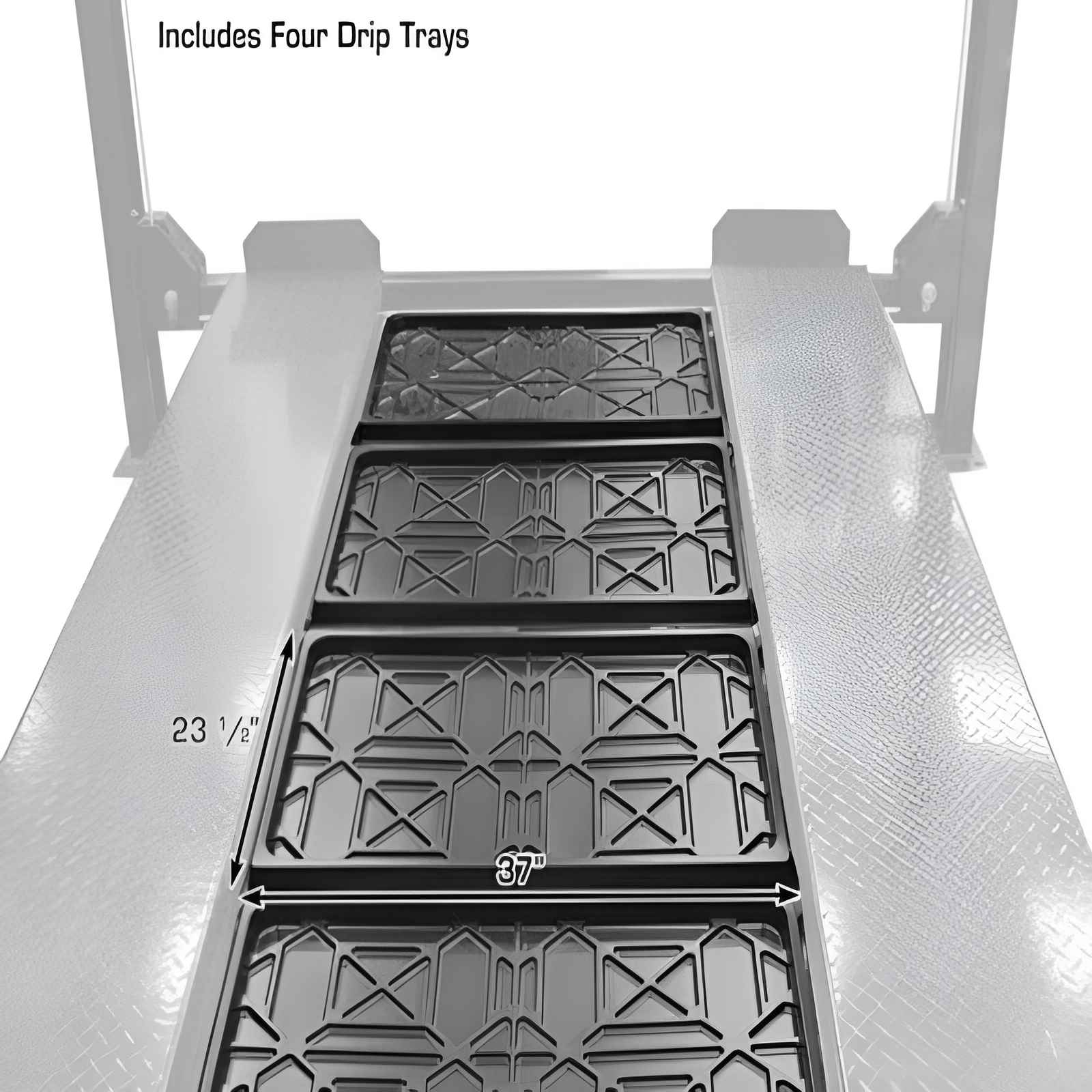 Atlas Garage Pro, 8,000 lb 4 Post Vehicle Storage Lift SKU ATEXH-PRO8000