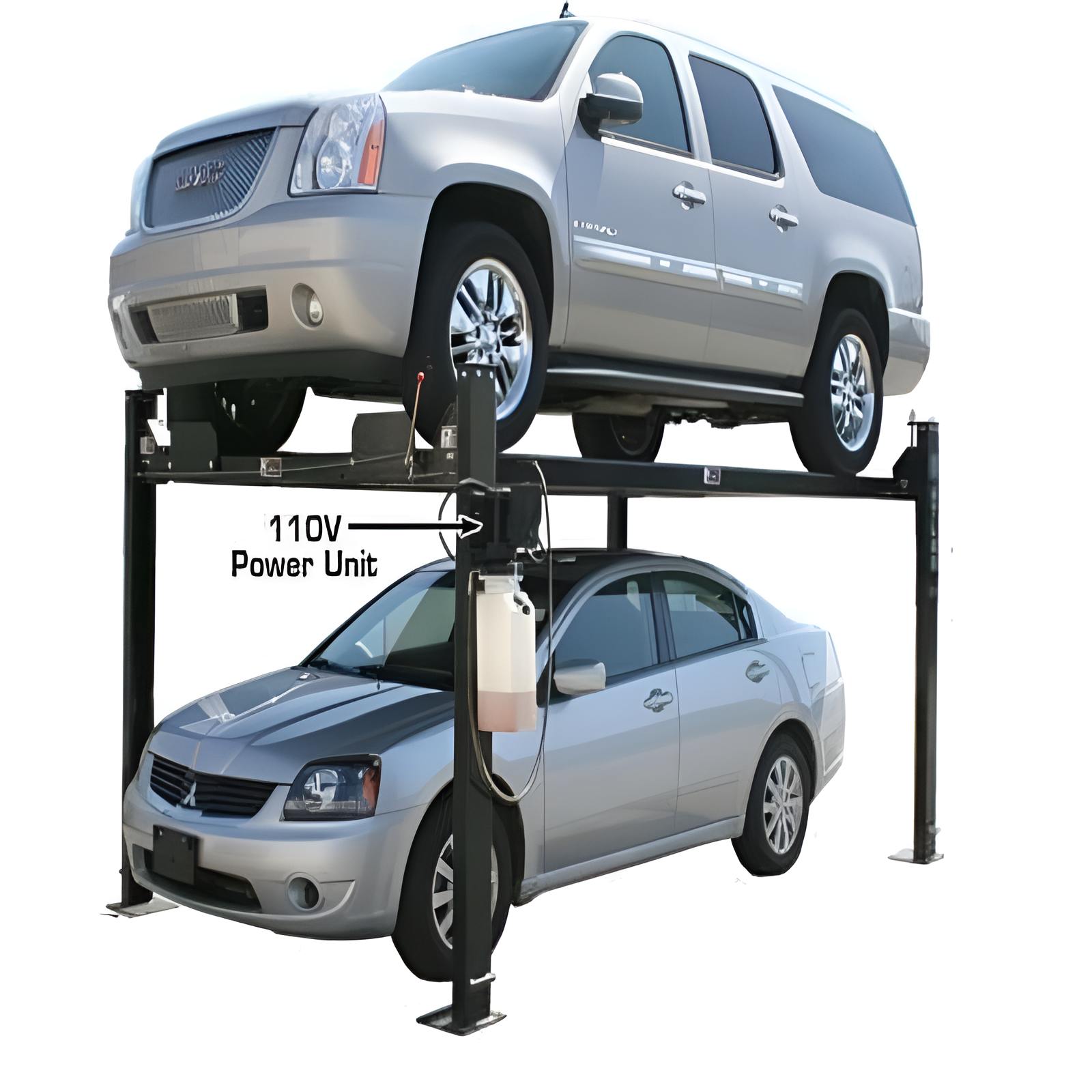 Atlas Garage Pro, 8,000 lb 4 Post Vehicle Storage Lift SKU ATEXH-PRO8000