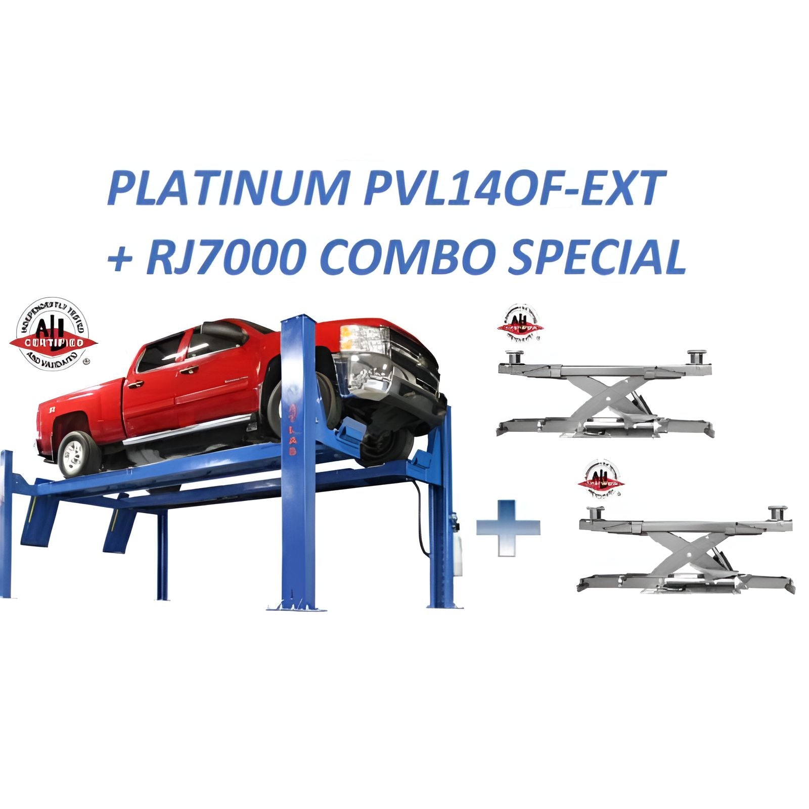 Atlas Platinum PVL14OF-EXT, 2 x RJ7000 Rolling Jack ALI Certified Combo SKU ATEAP-PVL14OF-EXT-COMBO