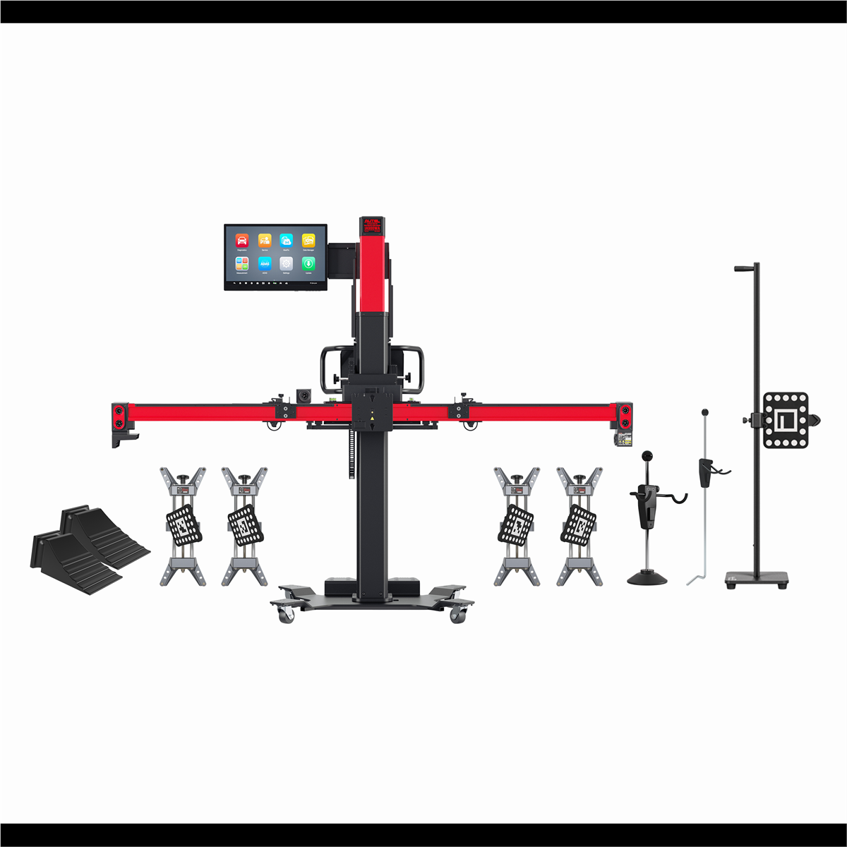 Autel MaxiSYS IA900WA Advanced Four Wheel Alignment System w/ Optical Positioning SKU AULIA900WA