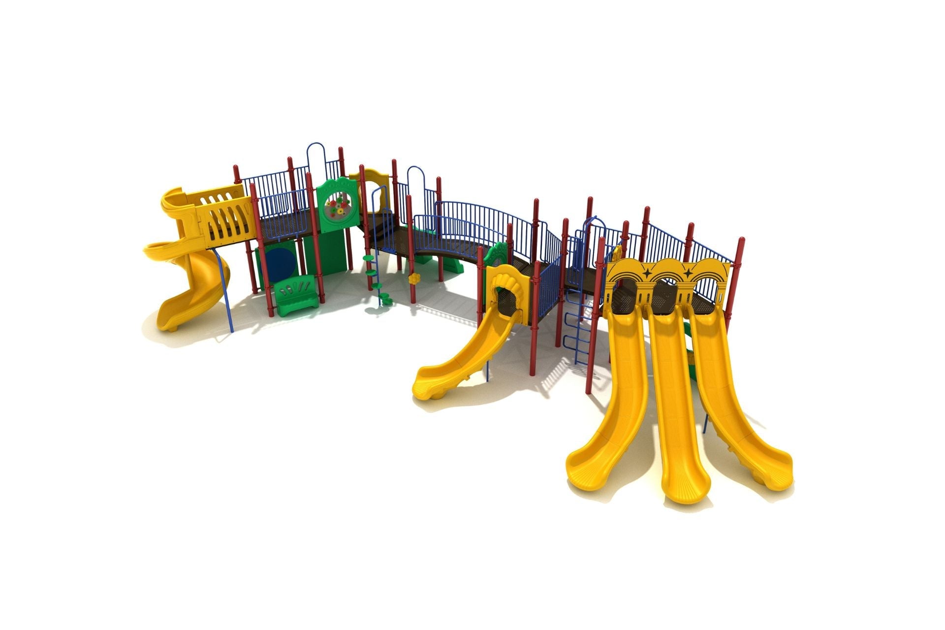 Playground Equipment Bakers Ferry Playground SKU PMF052