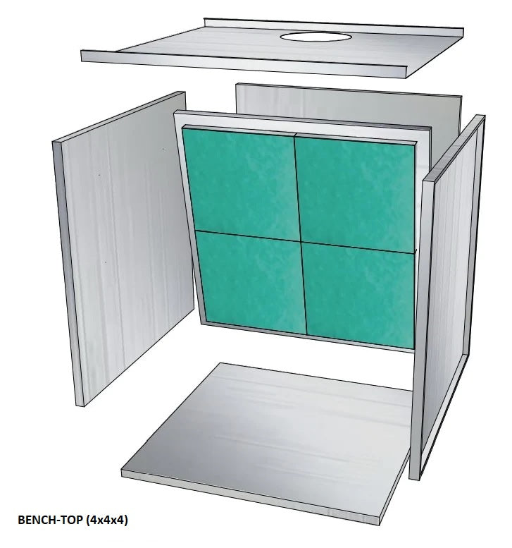 Merchant 1 Manufacturing Bench Style Paint Booths SKU PBBT744