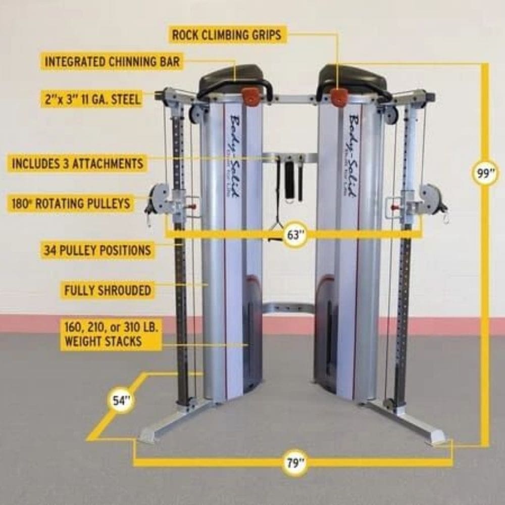 Body Solid Pro Clubline Series II Functional Trainer SKU S2FT