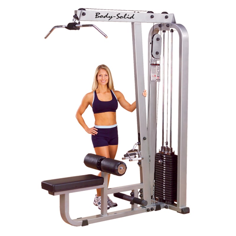 Body Solid Pro Clubline Lat Pull Mid Row SKU SLM300G