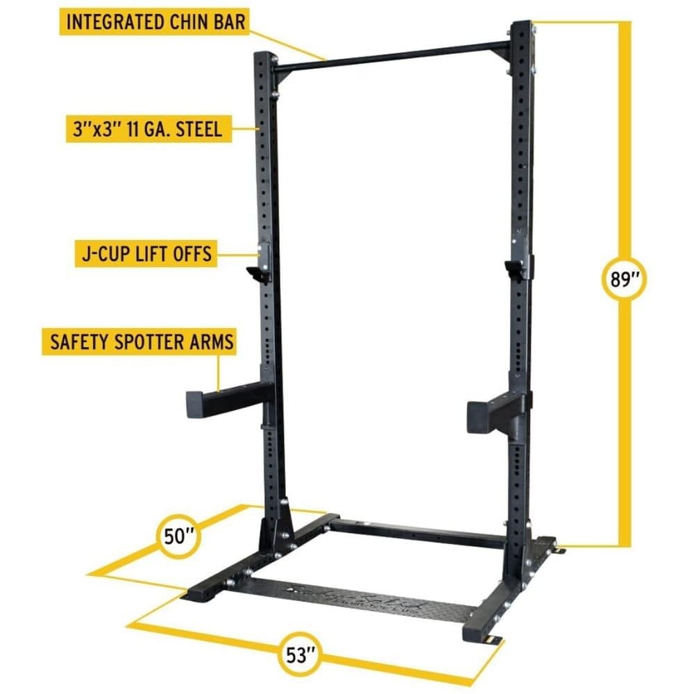 Body Solid Pro Clubline Commercial Half Rack SKU SPR500