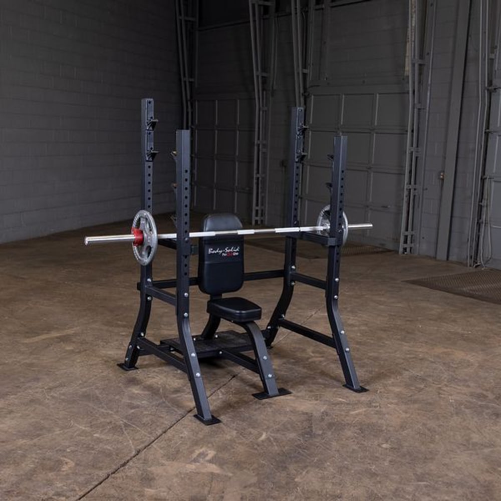 Body Solid Pro Clubline Olympic Shoulder Press Bench SOSB250