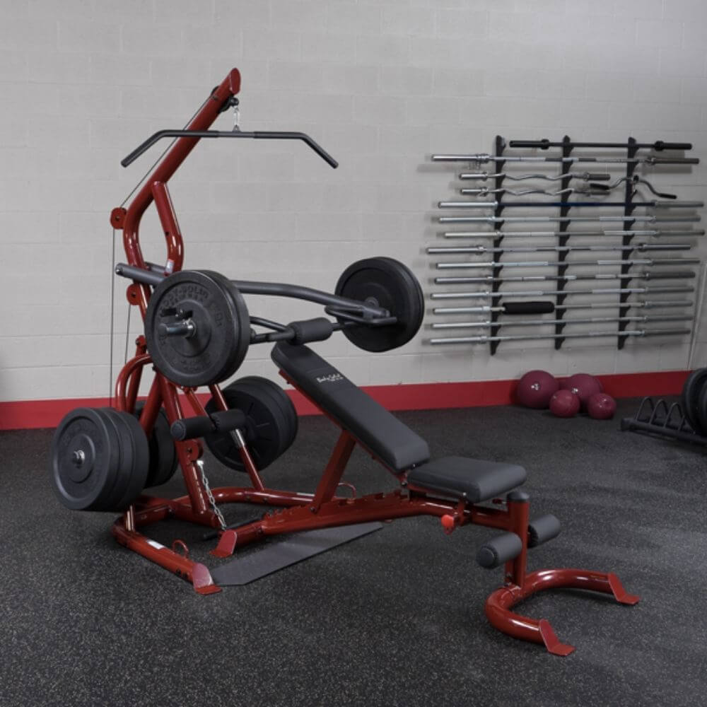 Body Solid Corner Leverage Gym Package SKU GLGS100P4