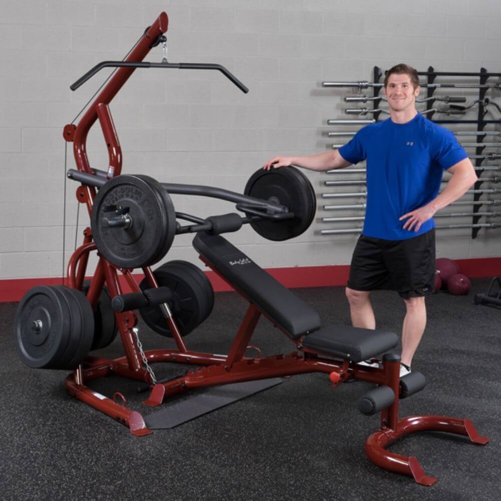 Body Solid Corner Leverage Gym Package SKU GLGS100P4