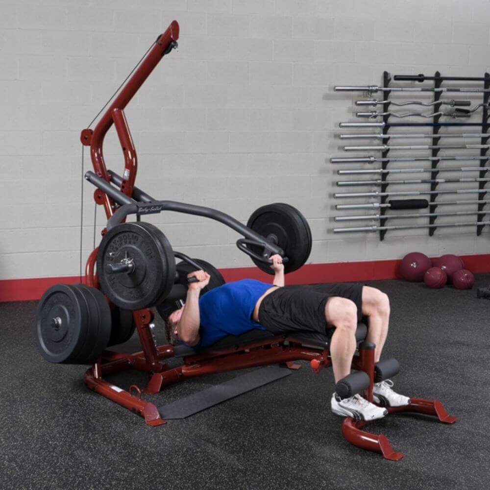 Body Solid Corner Leverage Gym Package SKU GLGS100P4