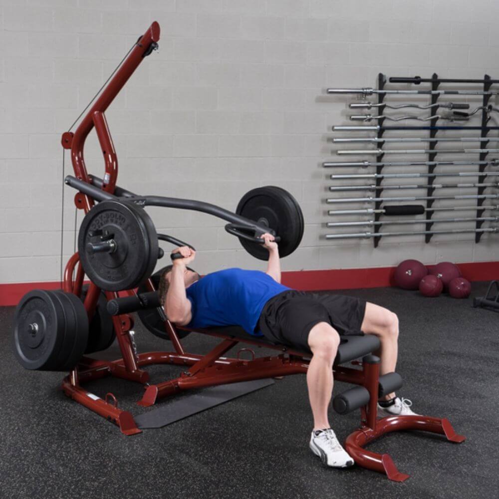 Body Solid Corner Leverage Gym Package SKU GLGS100P4